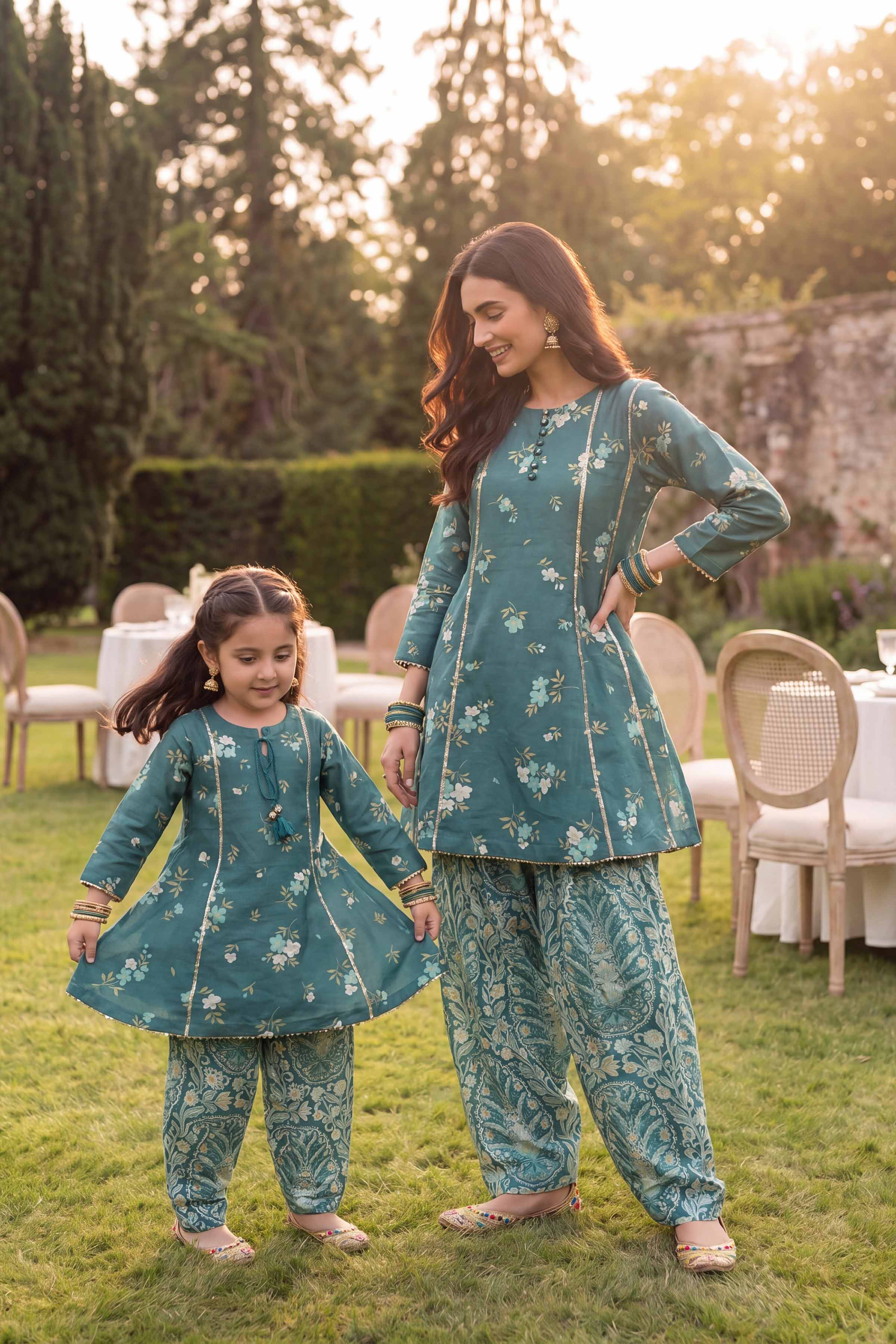 2 Piece - Printed Suit - PMD26-06 M - Image 5