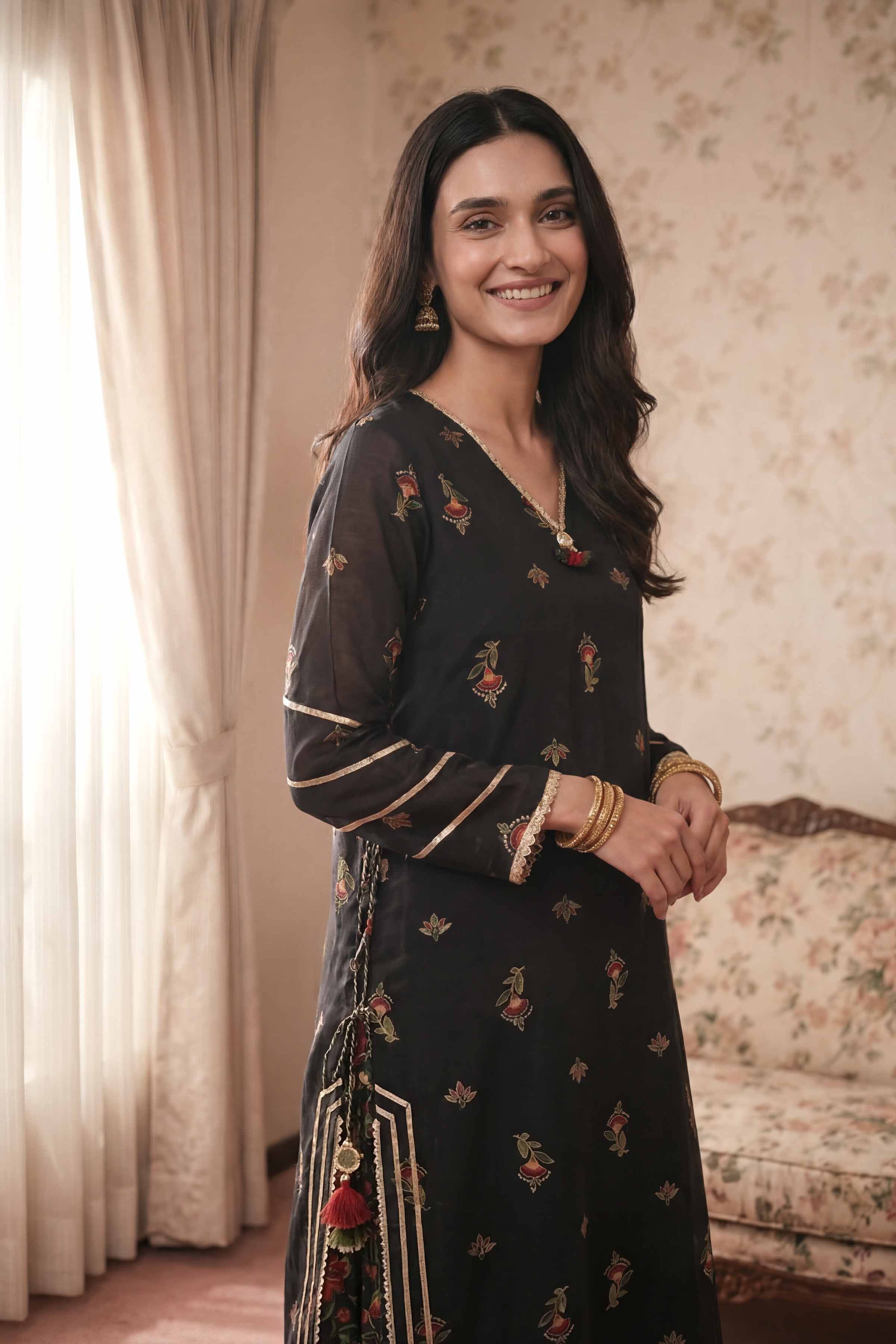 2 Piece - Printed Suit - PMD26-07 M - Image 4