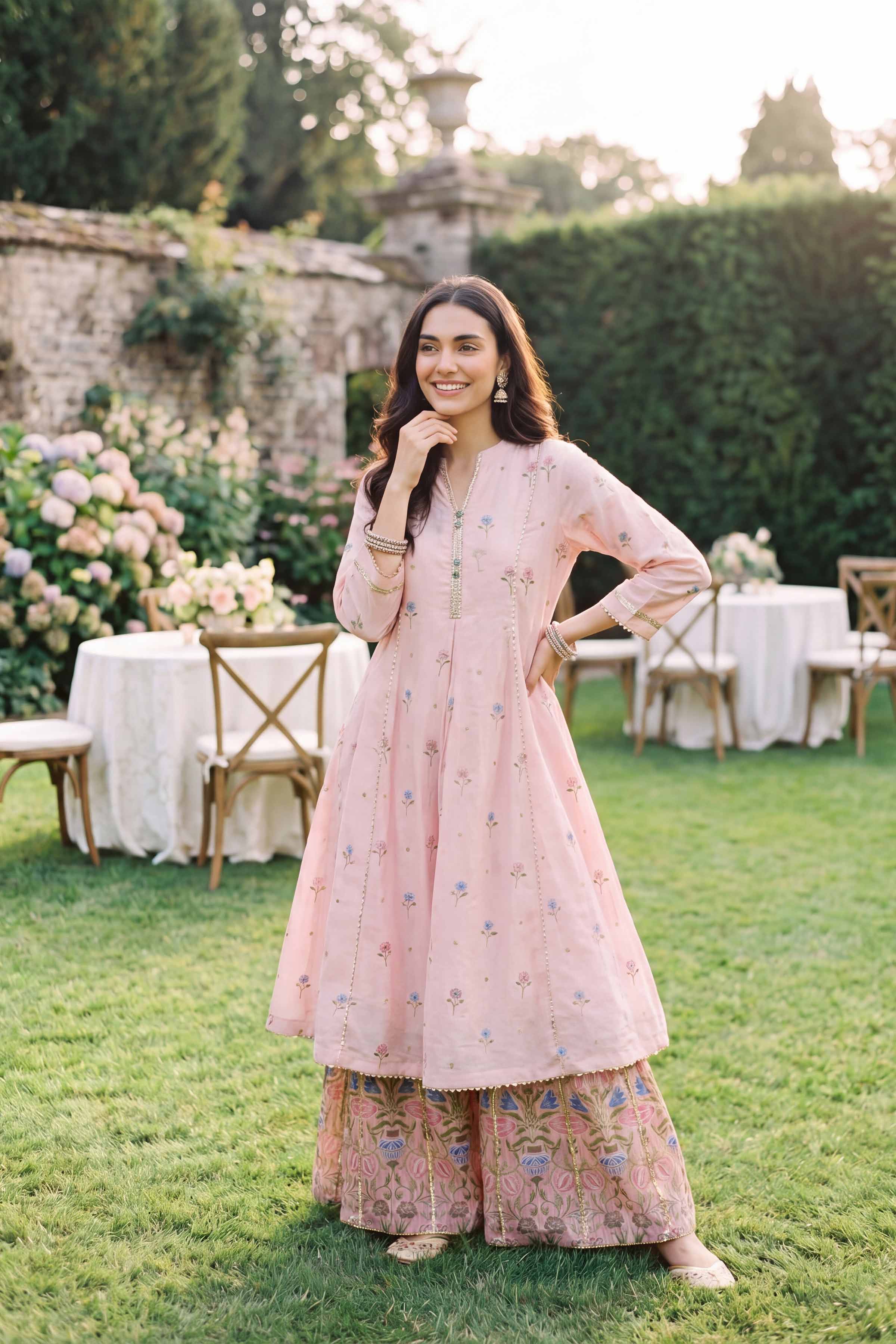 2 Piece - Printed Suit - PMD26-08 D - Image 9