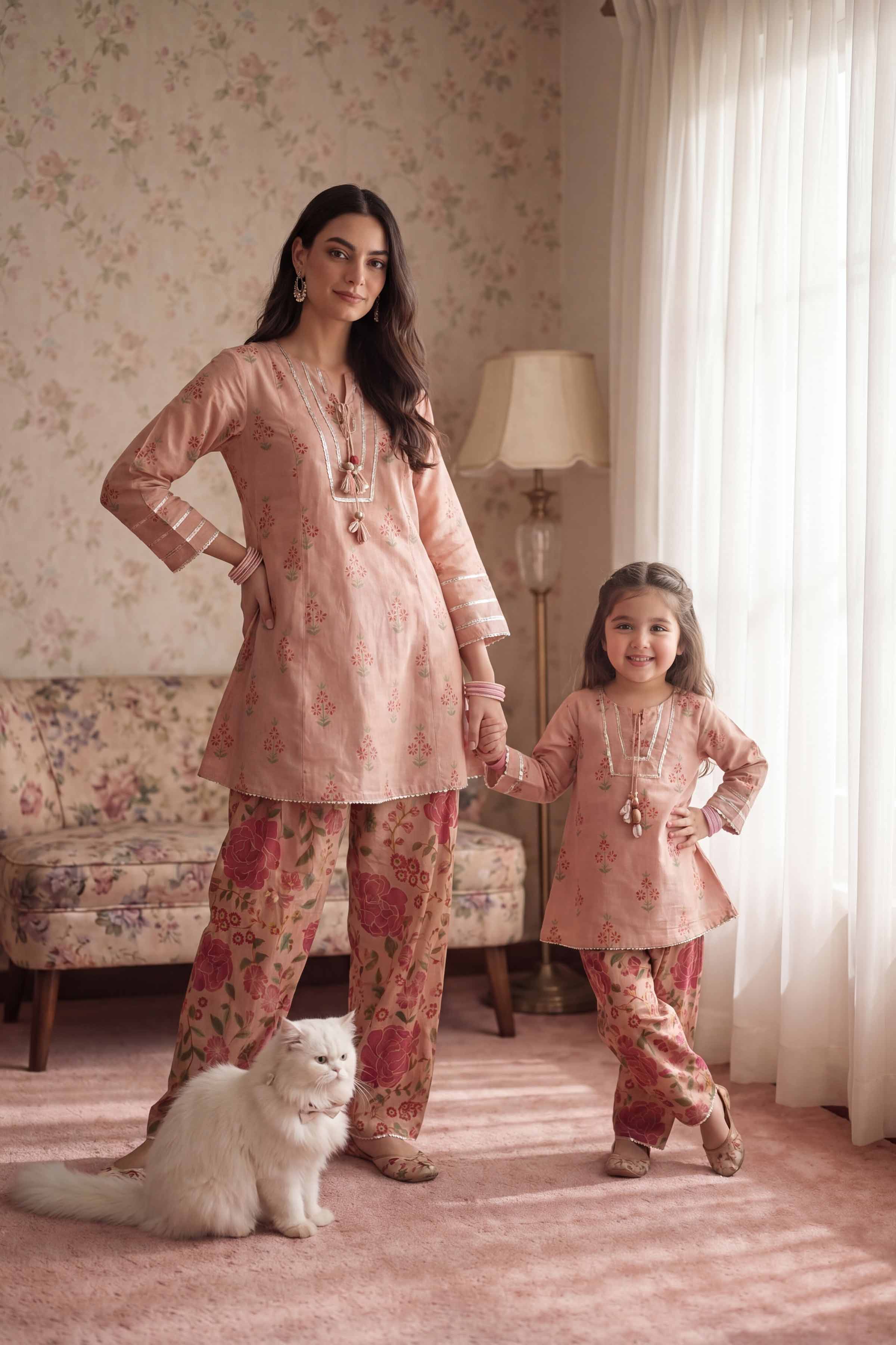 2 Piece - Printed Suit - PMD26-10 M - Image 3