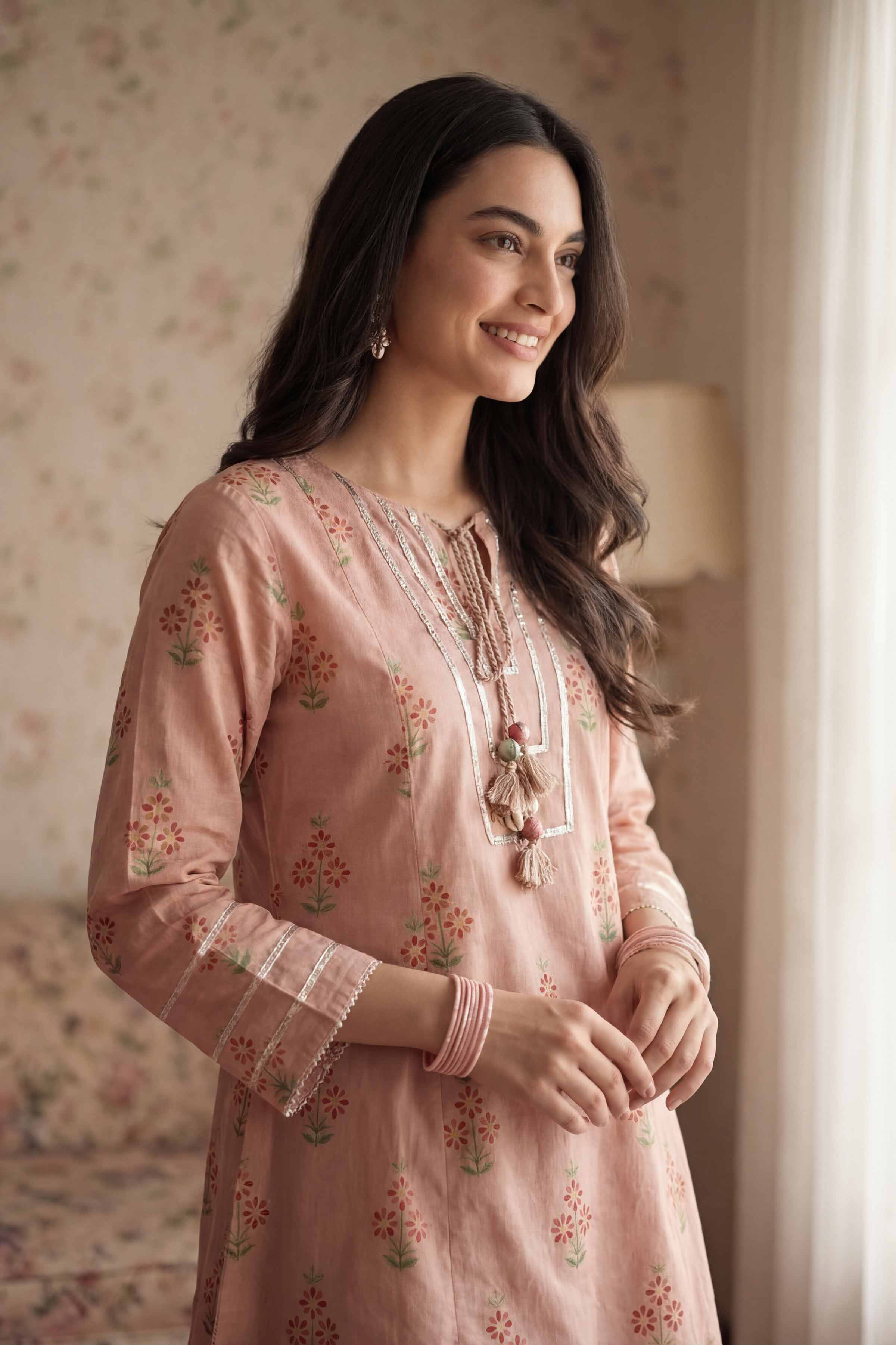 2 Piece - Printed Suit - PMD26-10 M - Image 5
