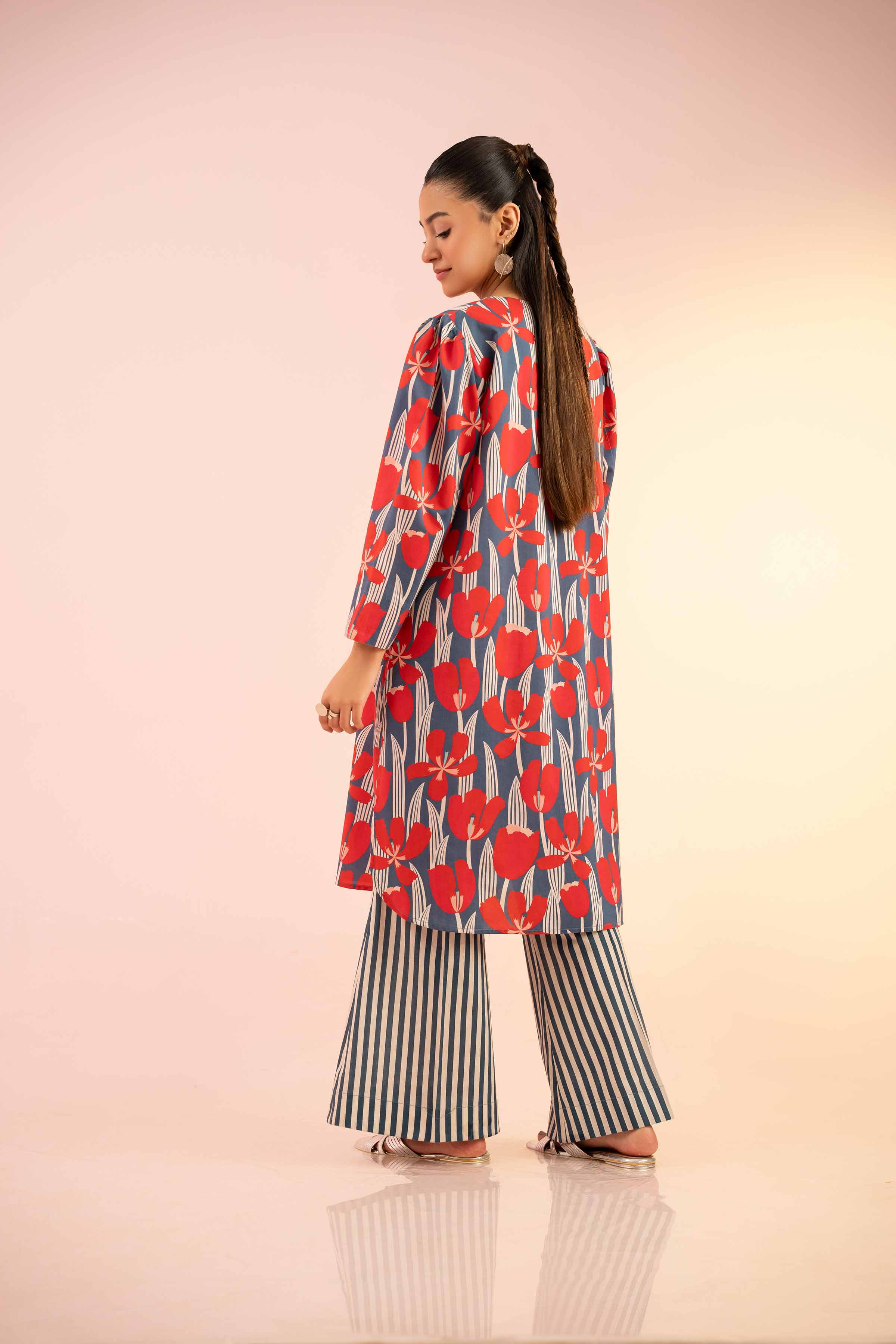 2 Piece - Printed Suit - PS25-11 - Image 3