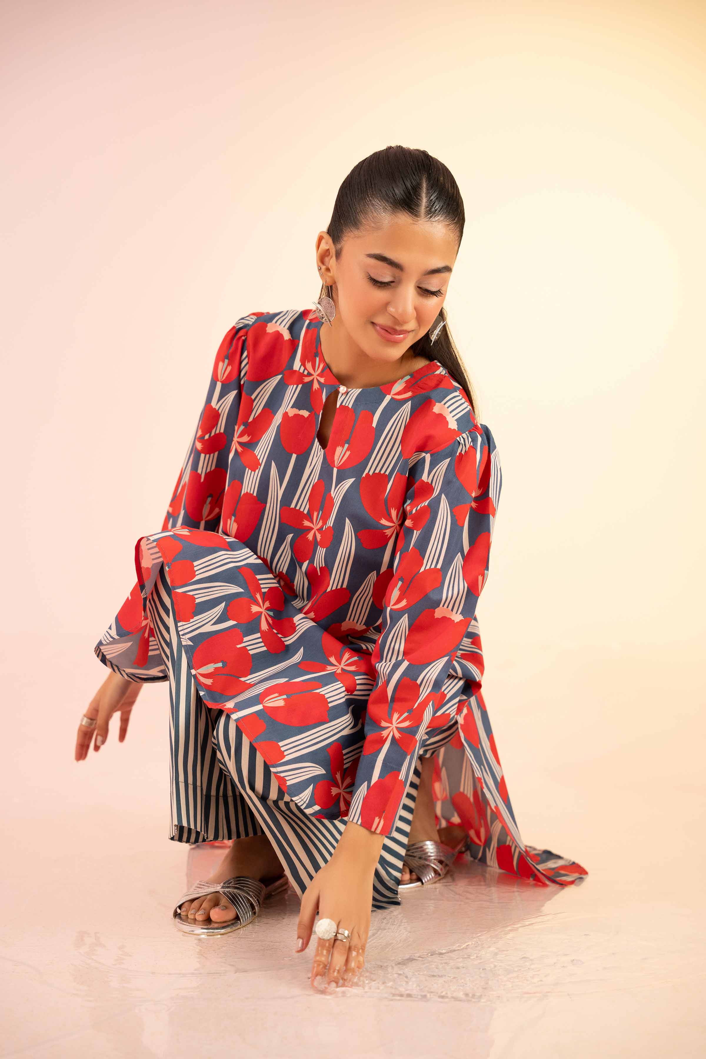 2 Piece - Printed Suit - PS25-11 - Image 5