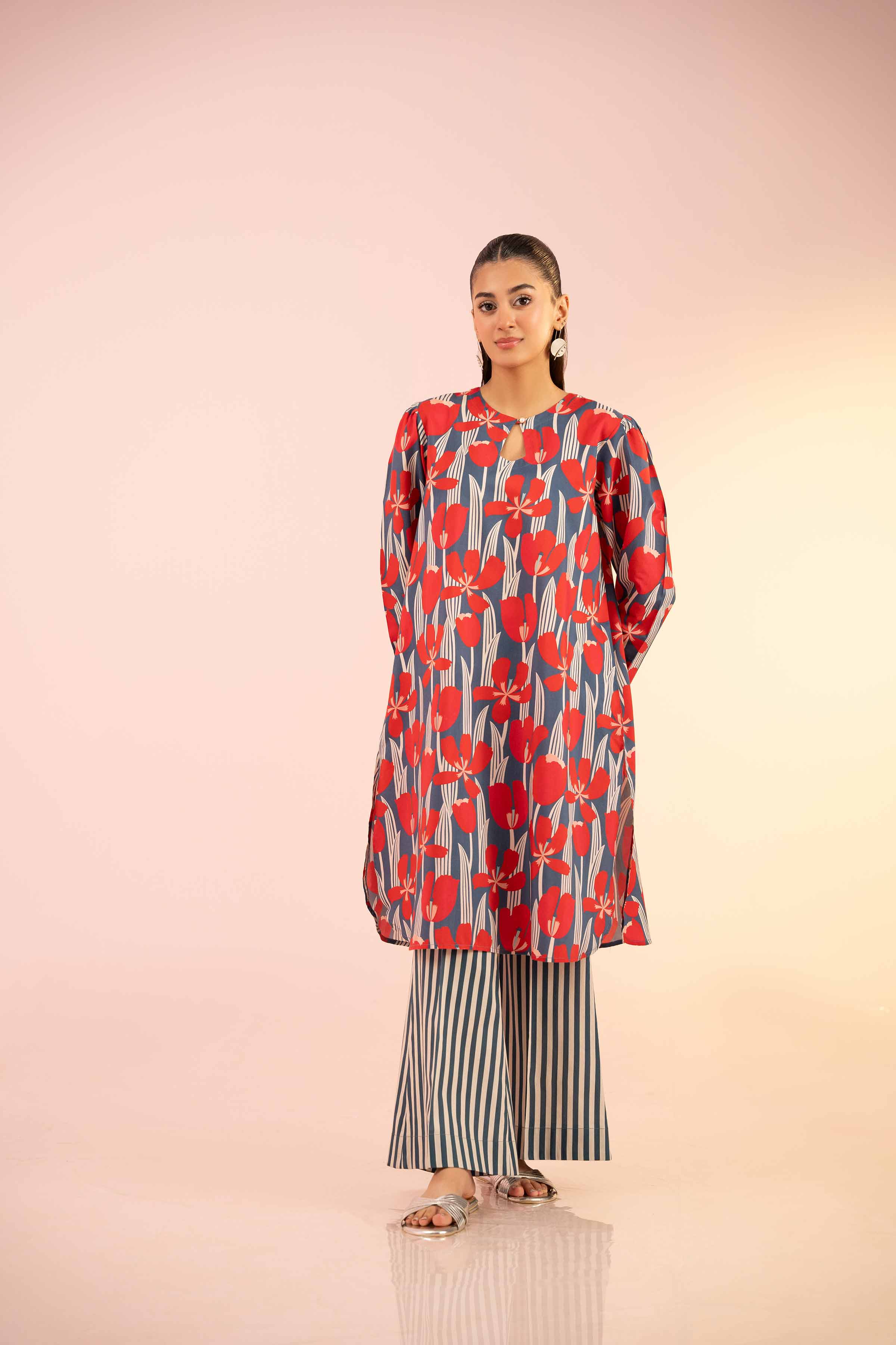 2 Piece - Printed Suit - PS25-11 - Image 6