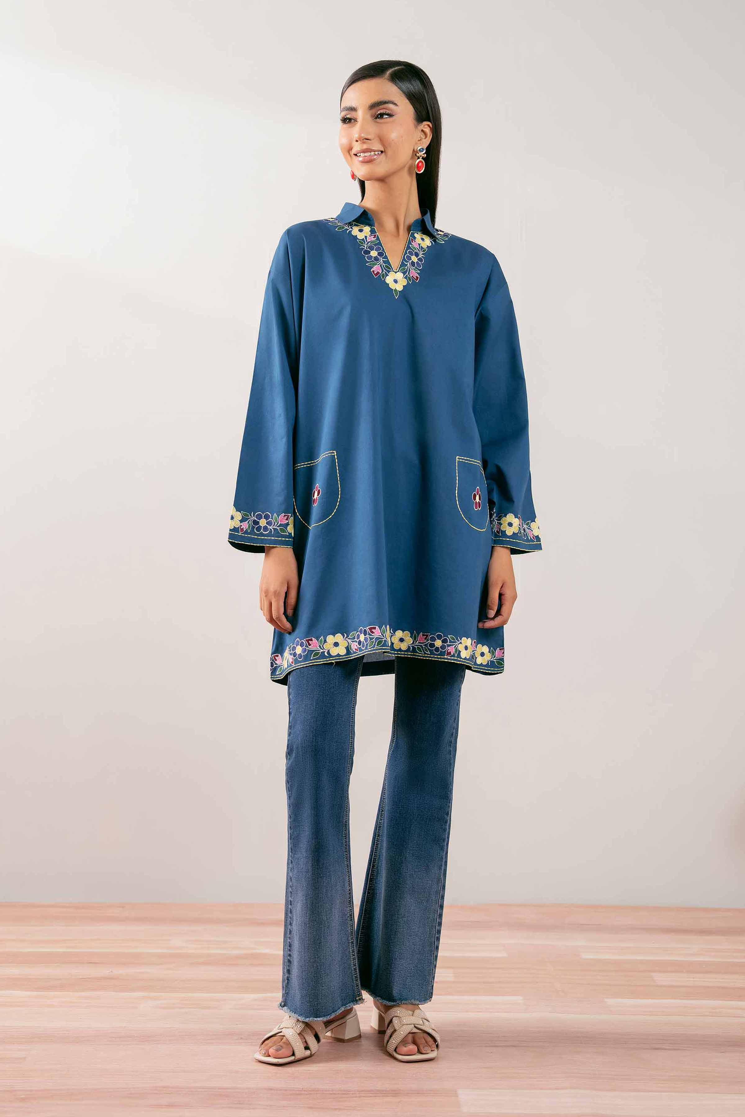 Embroidered Tunic - PS25-111 - Image 7