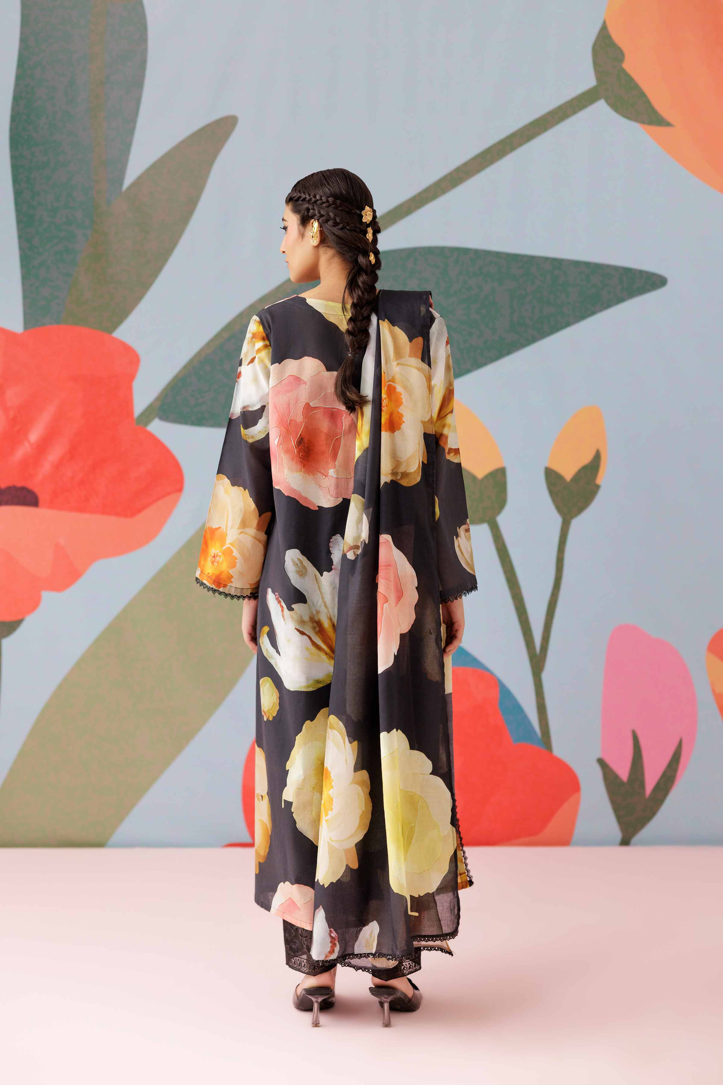 2 Piece - Printed Suit - PS25-112 - Image 3