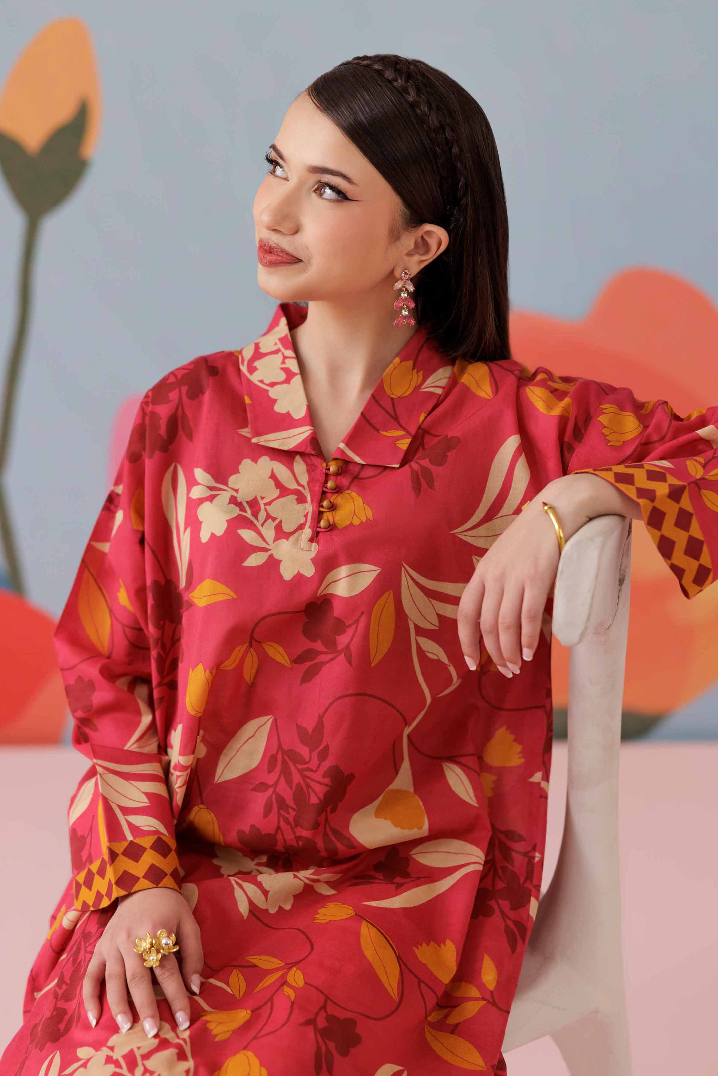 2 Piece - Printed Suit - PS25-116 - Image 2