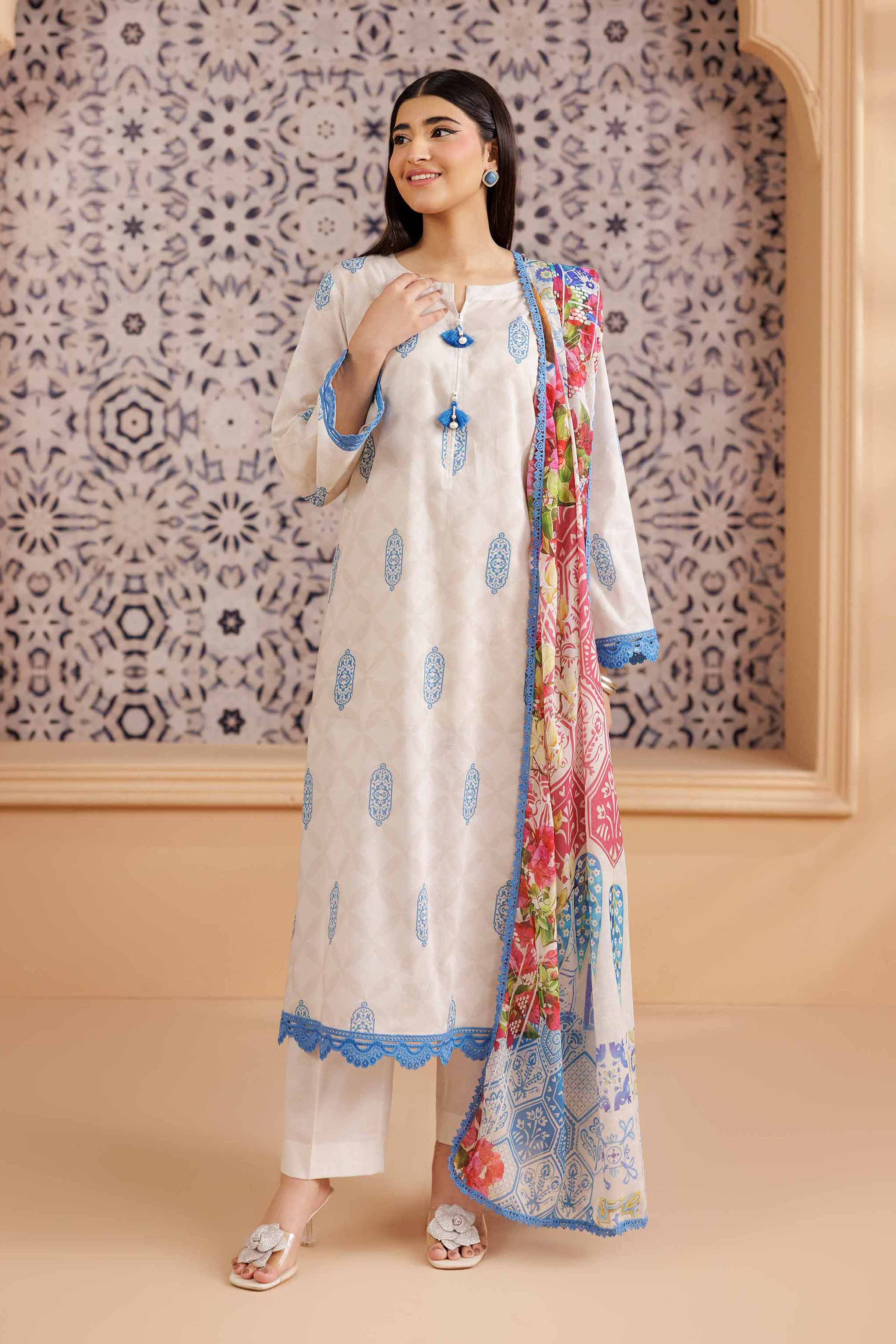 3 Piece - Printed Suit - PS25-117