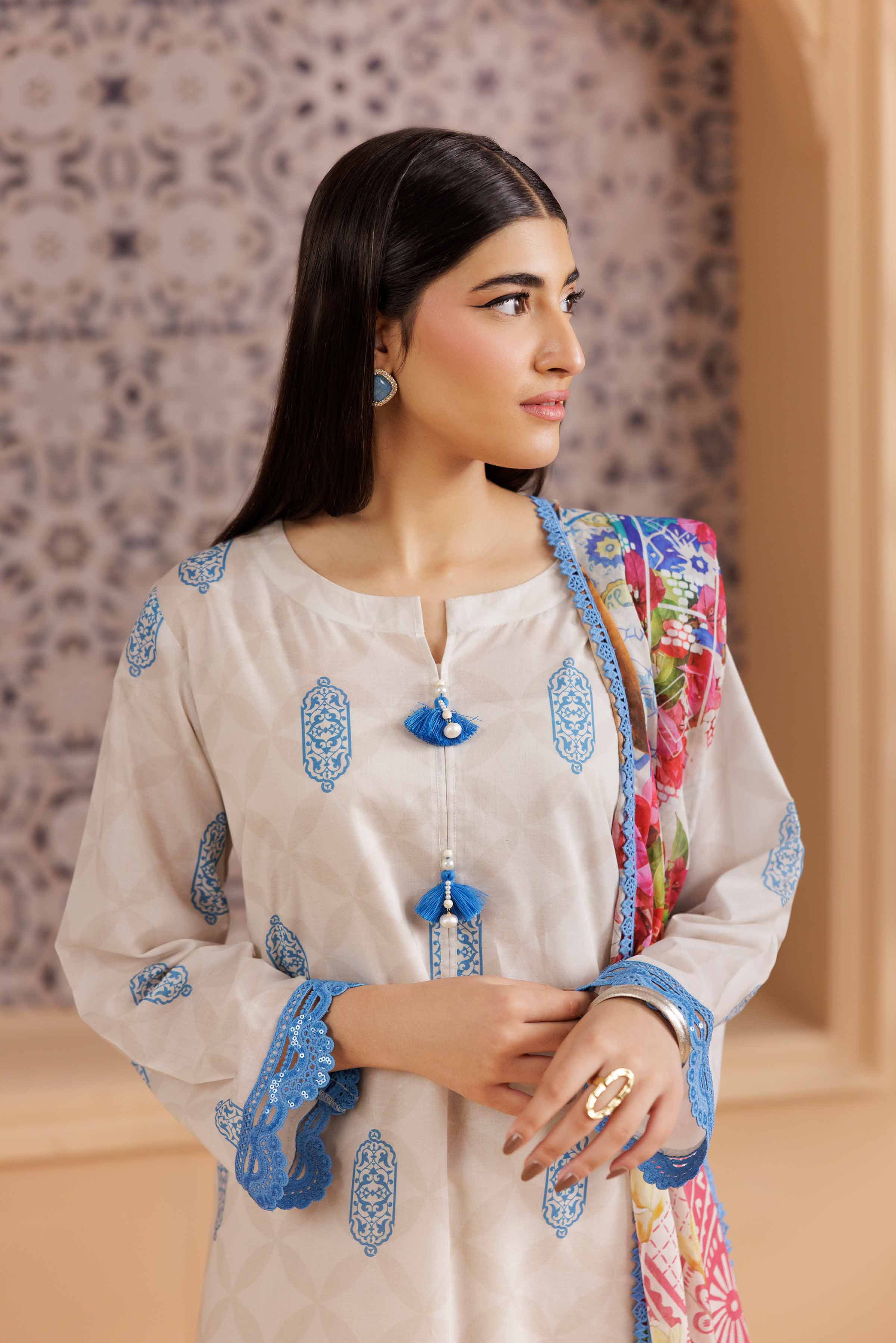 3 Piece - Printed Suit - PS25-117 - Image 7