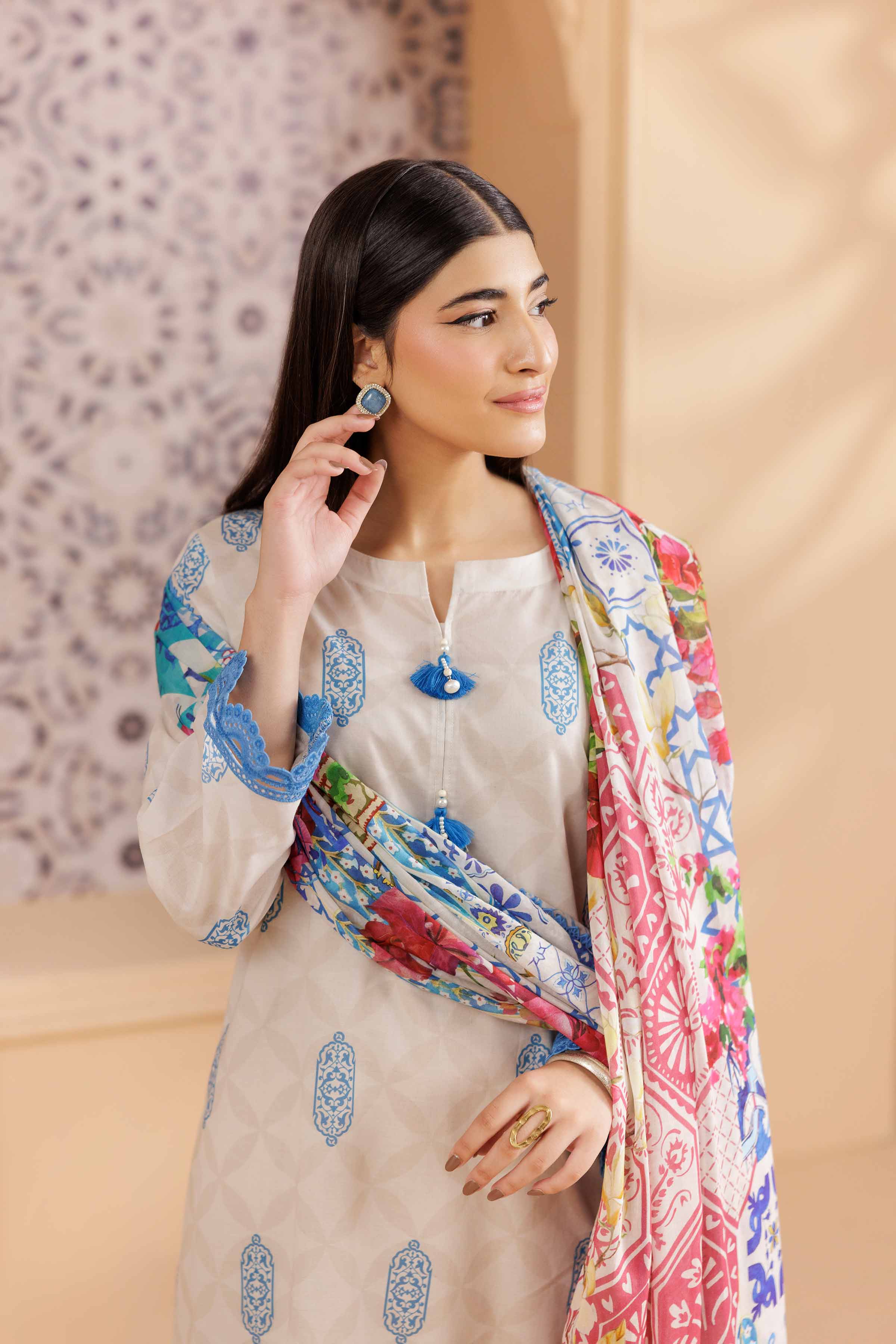 3 Piece - Printed Suit - PS25-117 - Image 8