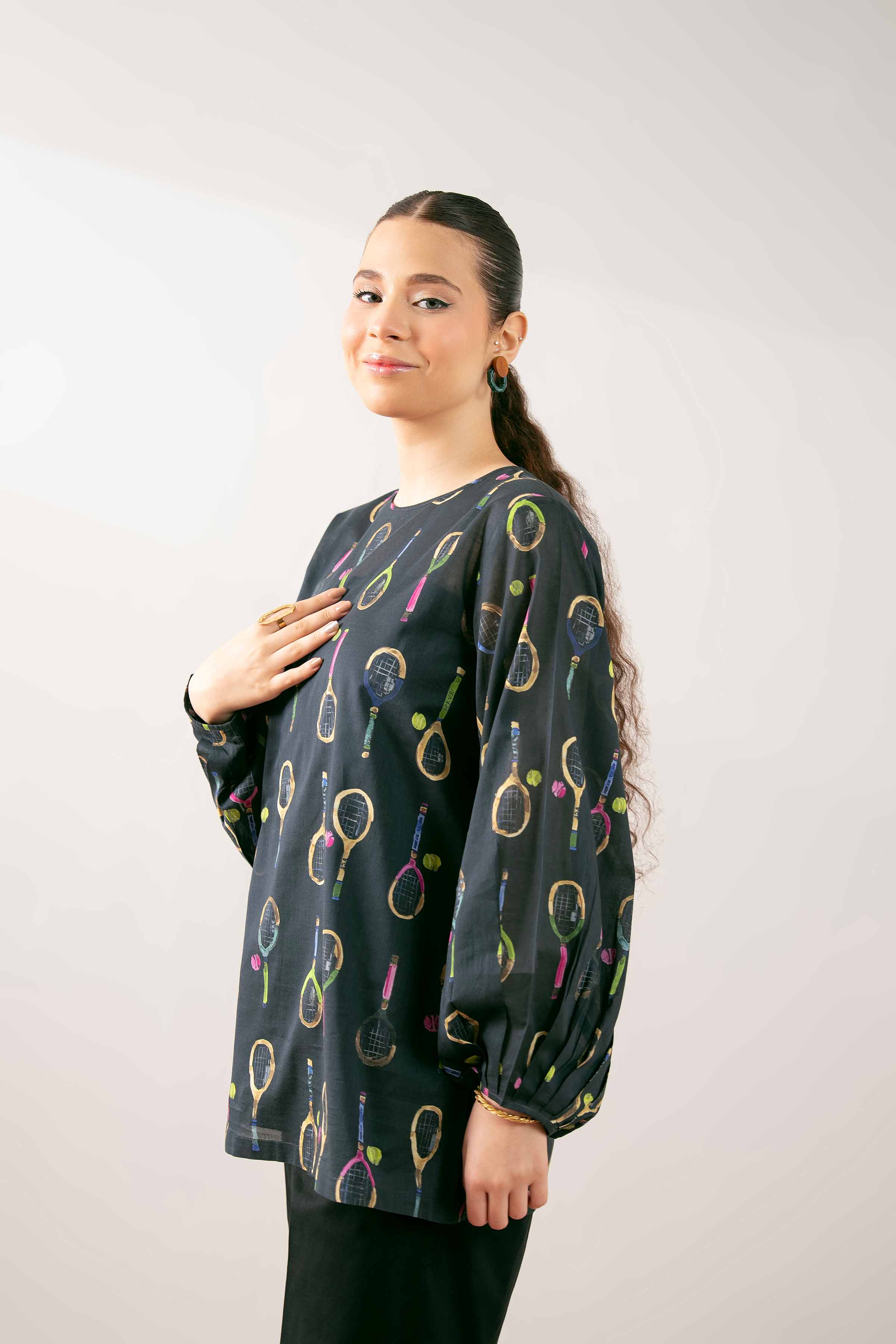 Printed Tunic - PS25-118 - Image 4