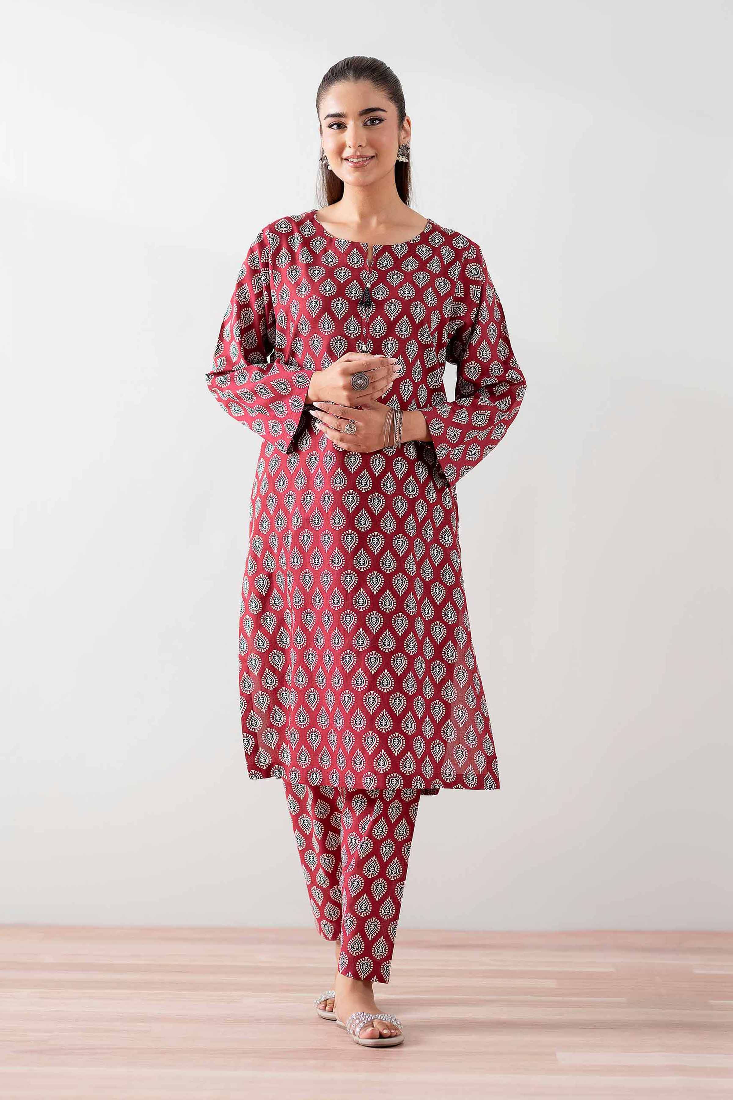 2 Piece - Printed Suit - PS25-123 - Image 2