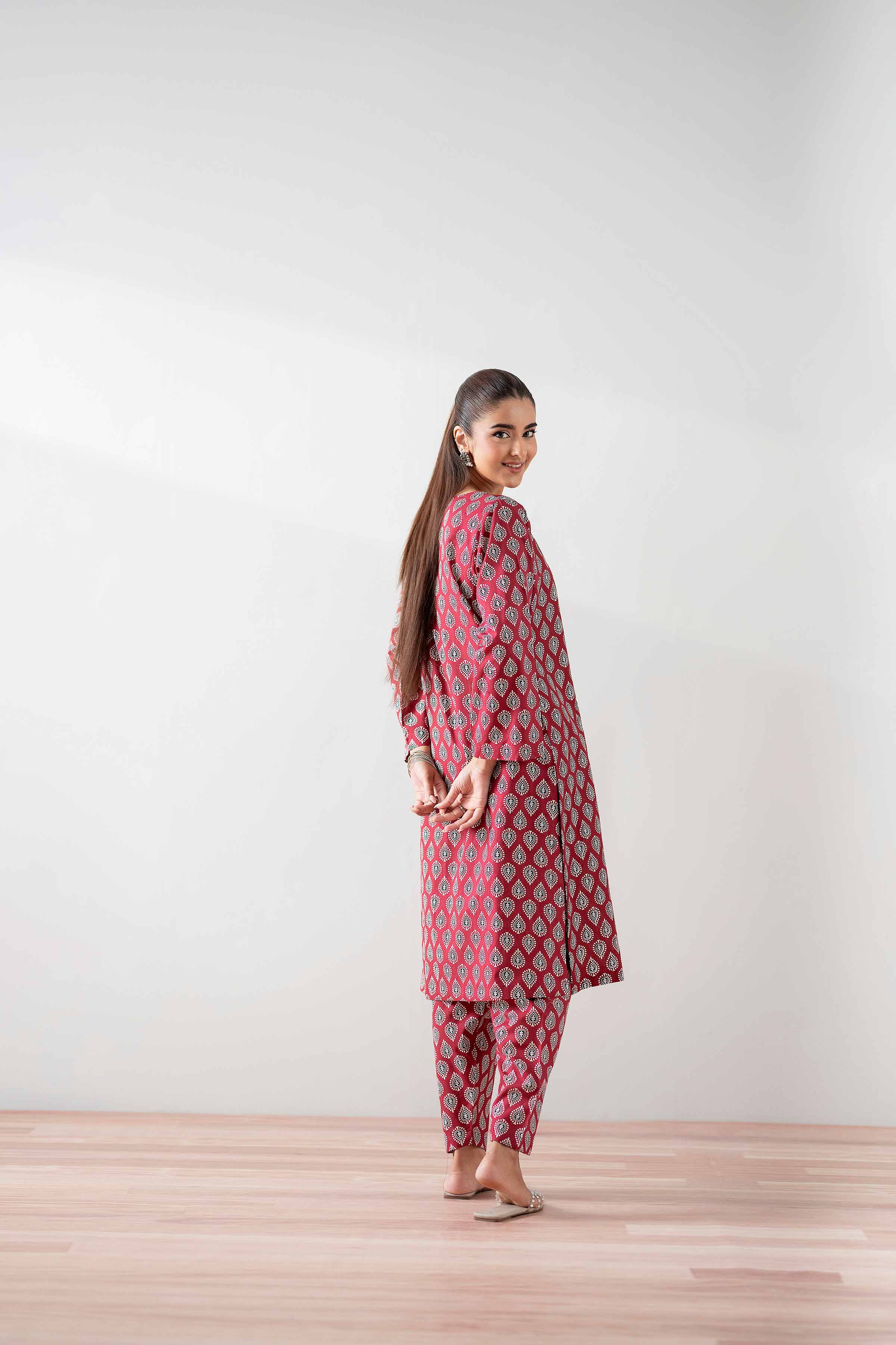 2 Piece - Printed Suit - PS25-123 - Image 3