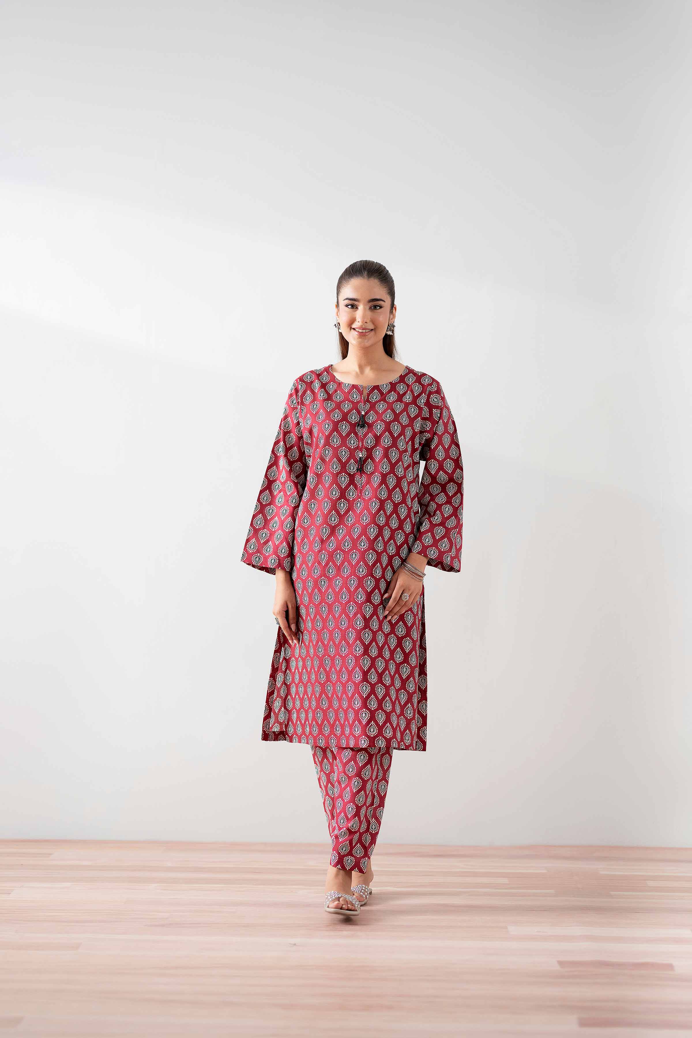 2 Piece - Printed Suit - PS25-123 - Image 4