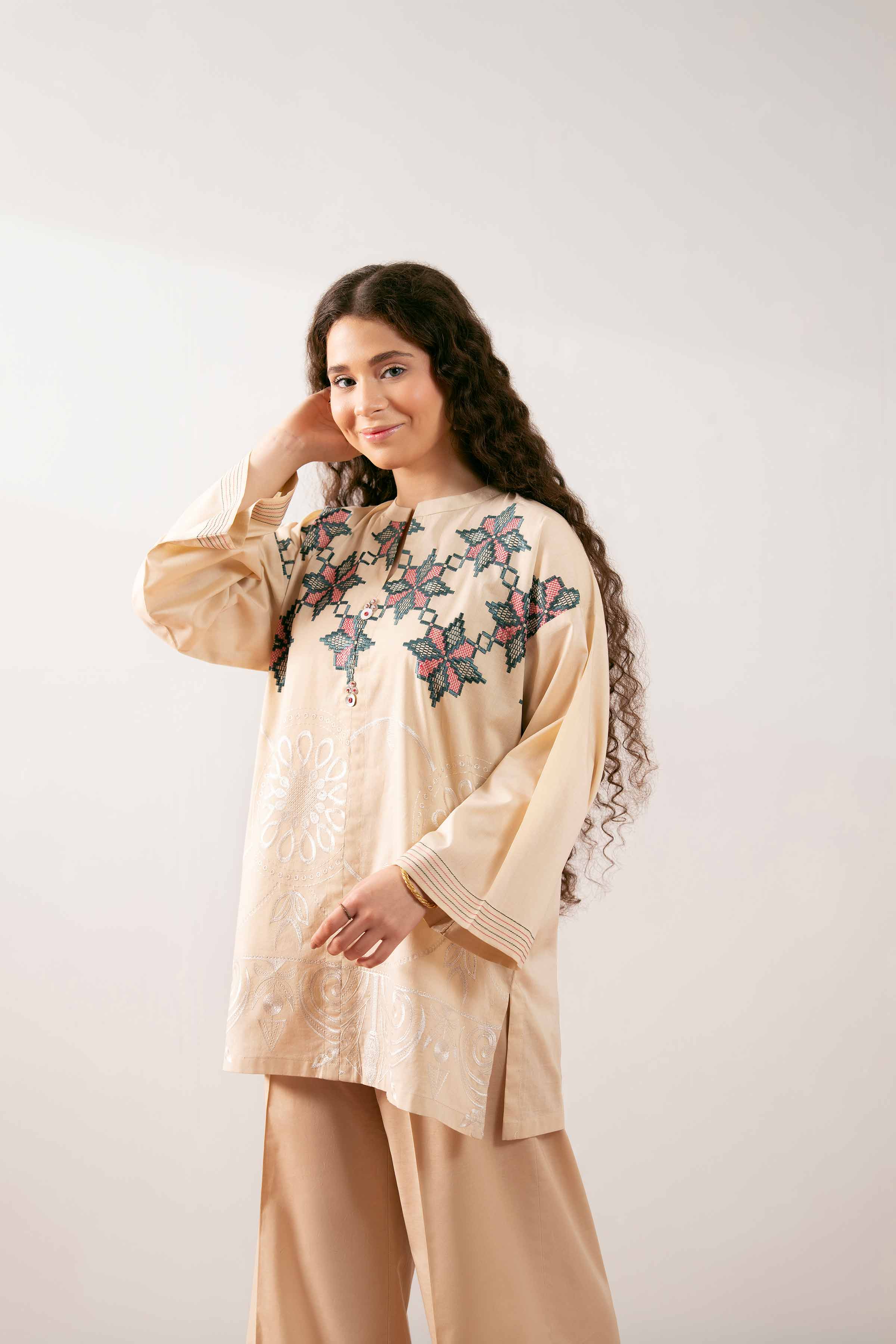 Embroidered Tunic - PS25-124 - Image 4