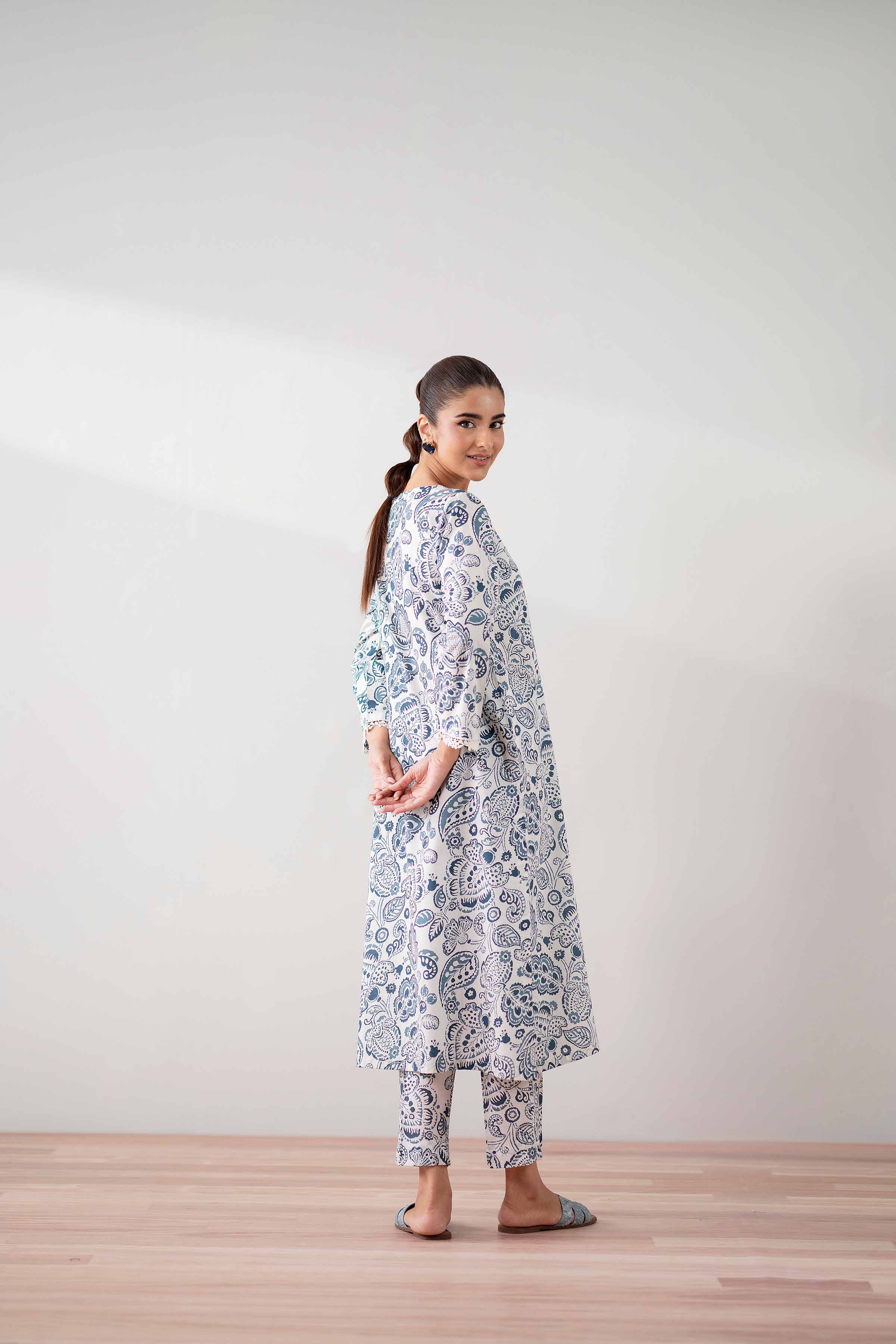 2 Piece - Printed Suit - PS25-126 - Image 3