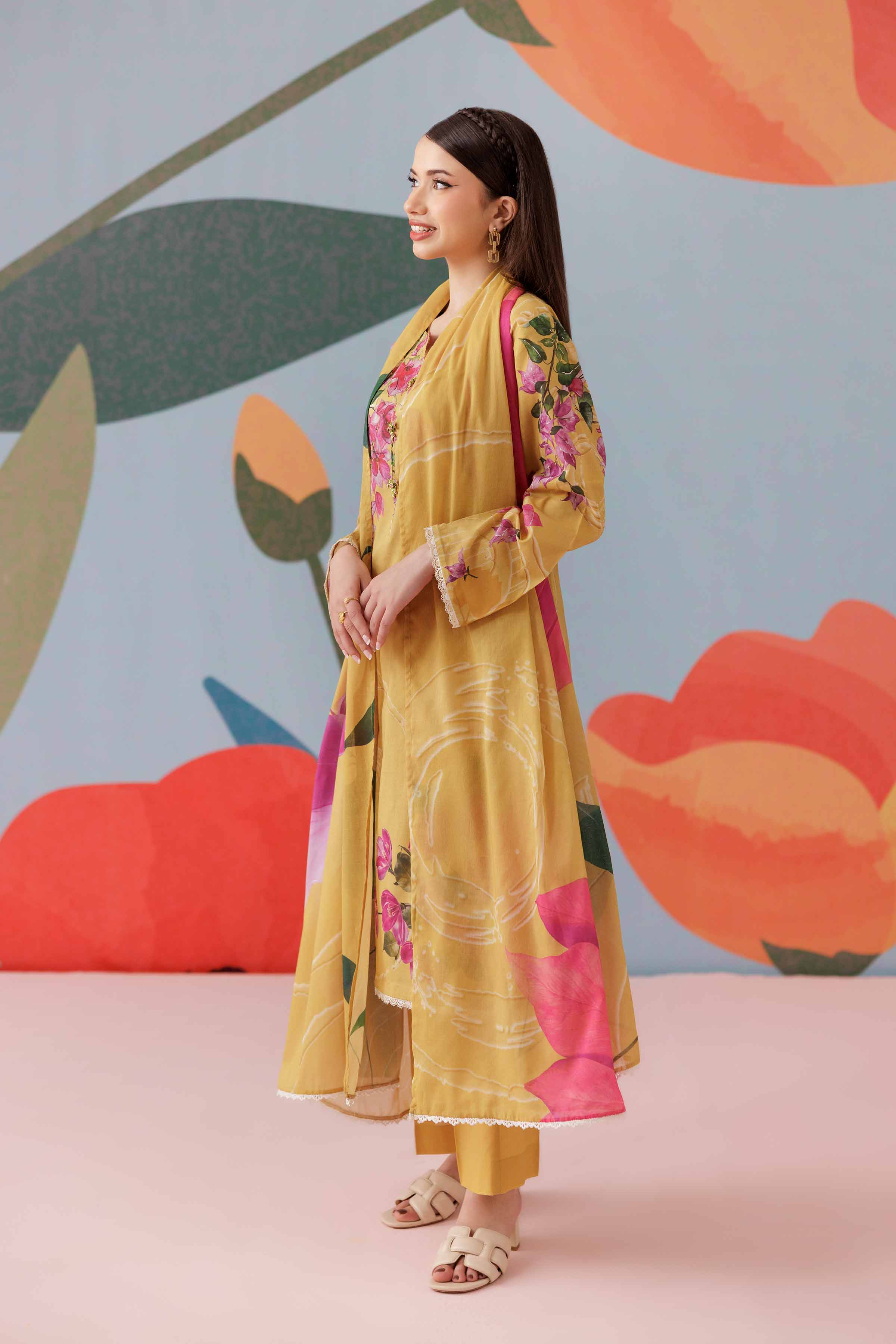 3 Piece - Printed Suit - PS25-133 - Image 5