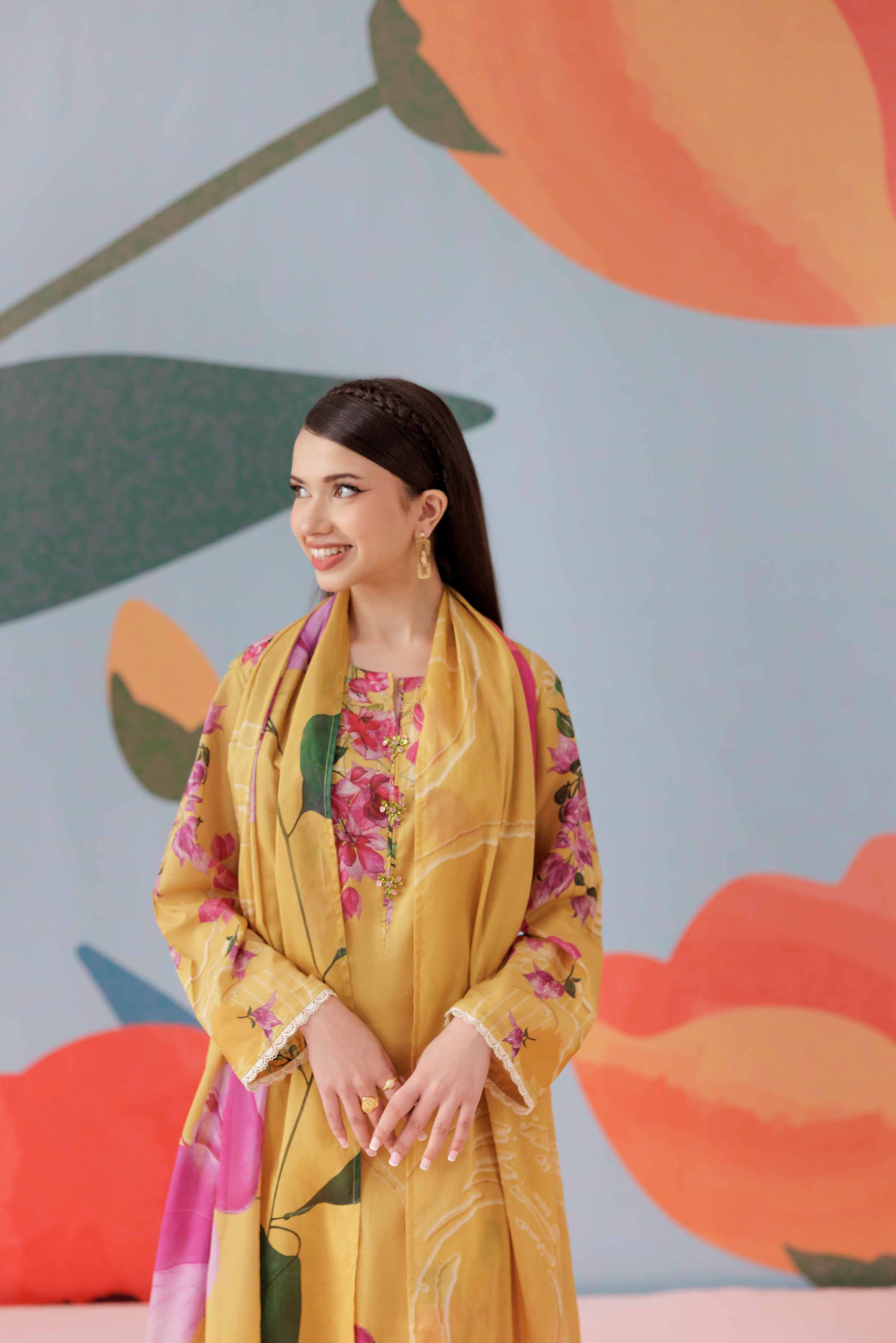 3 Piece - Printed Suit - PS25-133 - Image 6