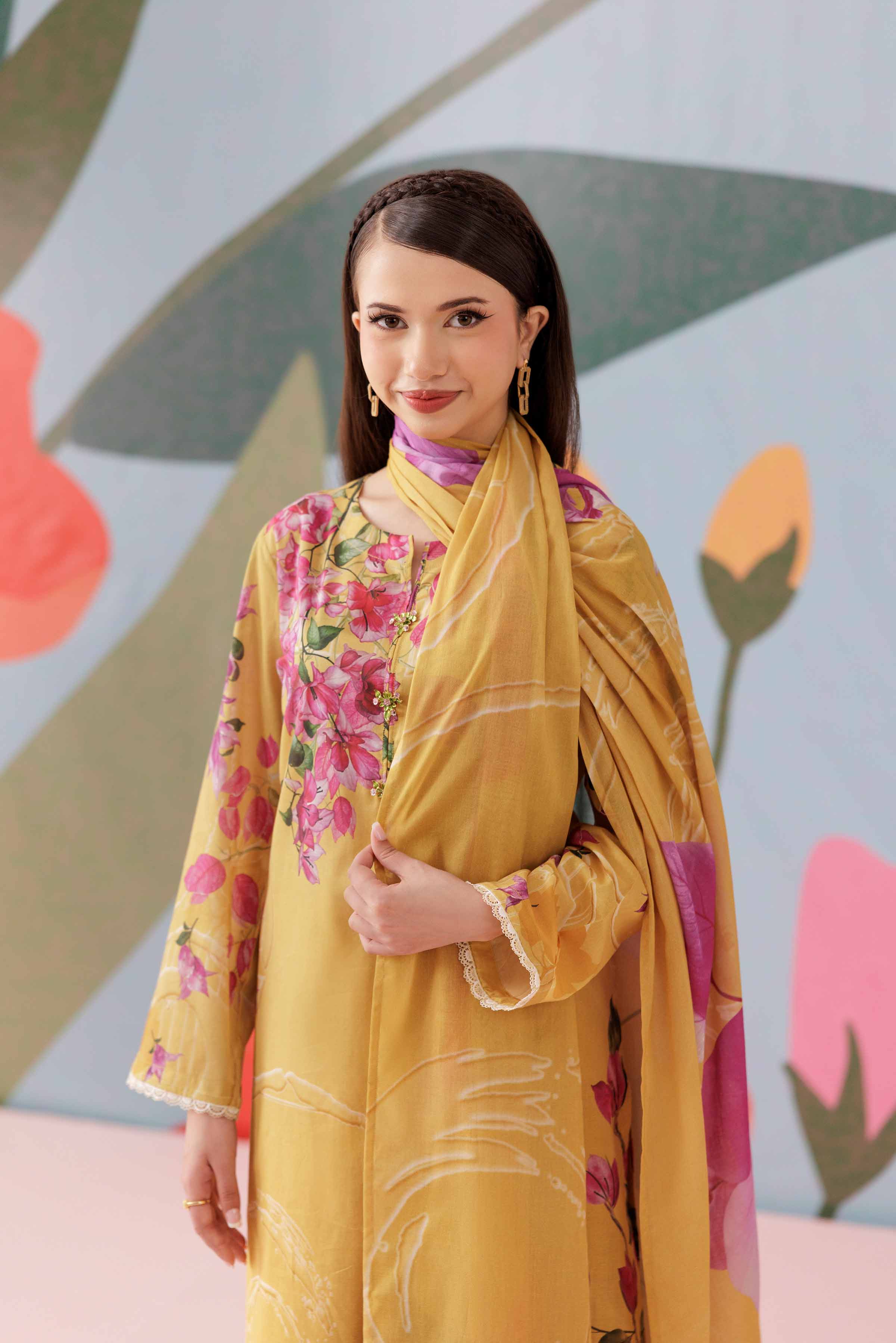 3 Piece - Printed Suit - PS25-133 - Image 7