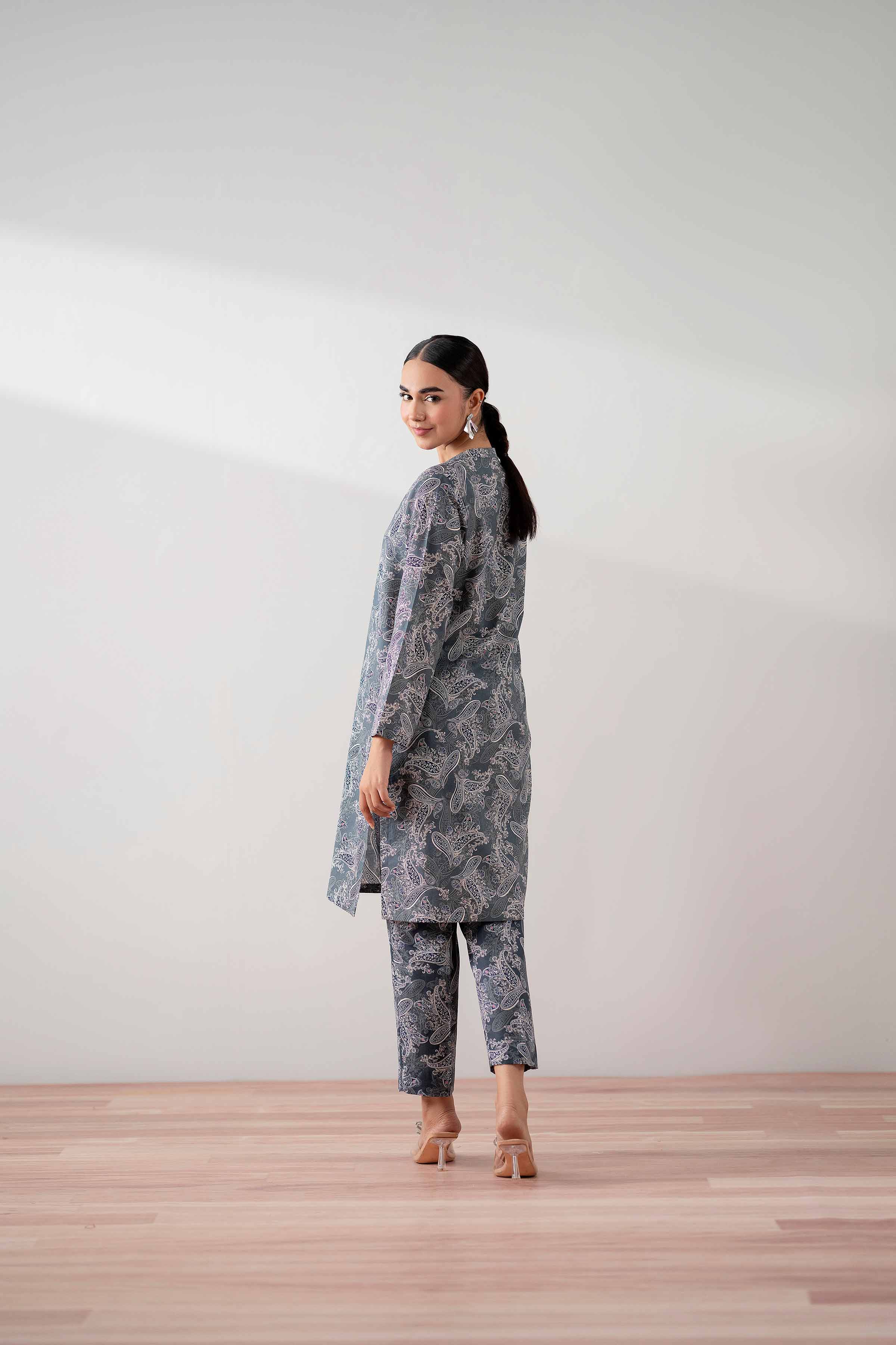 2 Piece - Printed Suit - PS25-140 - Image 3