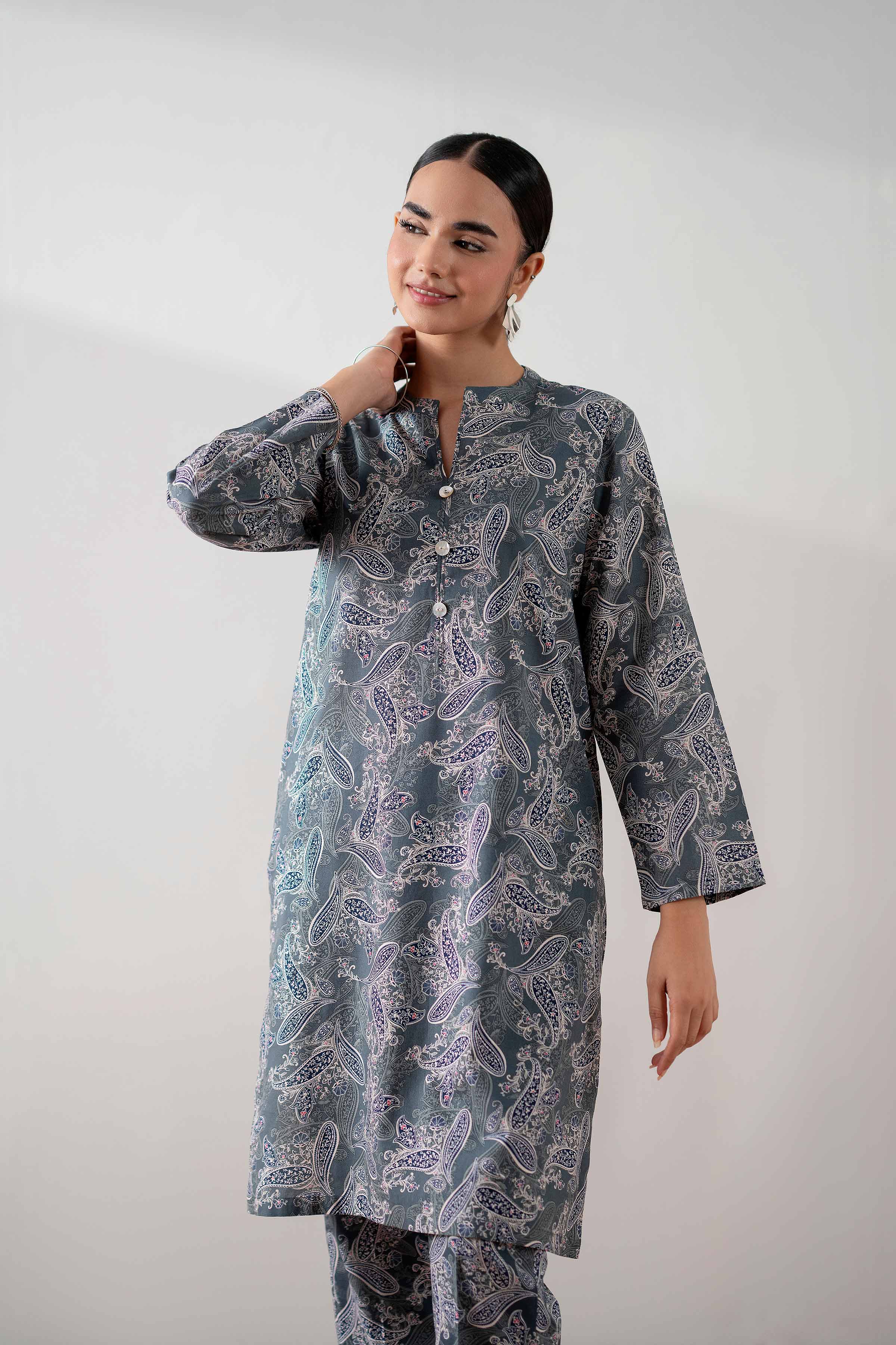 2 Piece - Printed Suit - PS25-140 - Image 6
