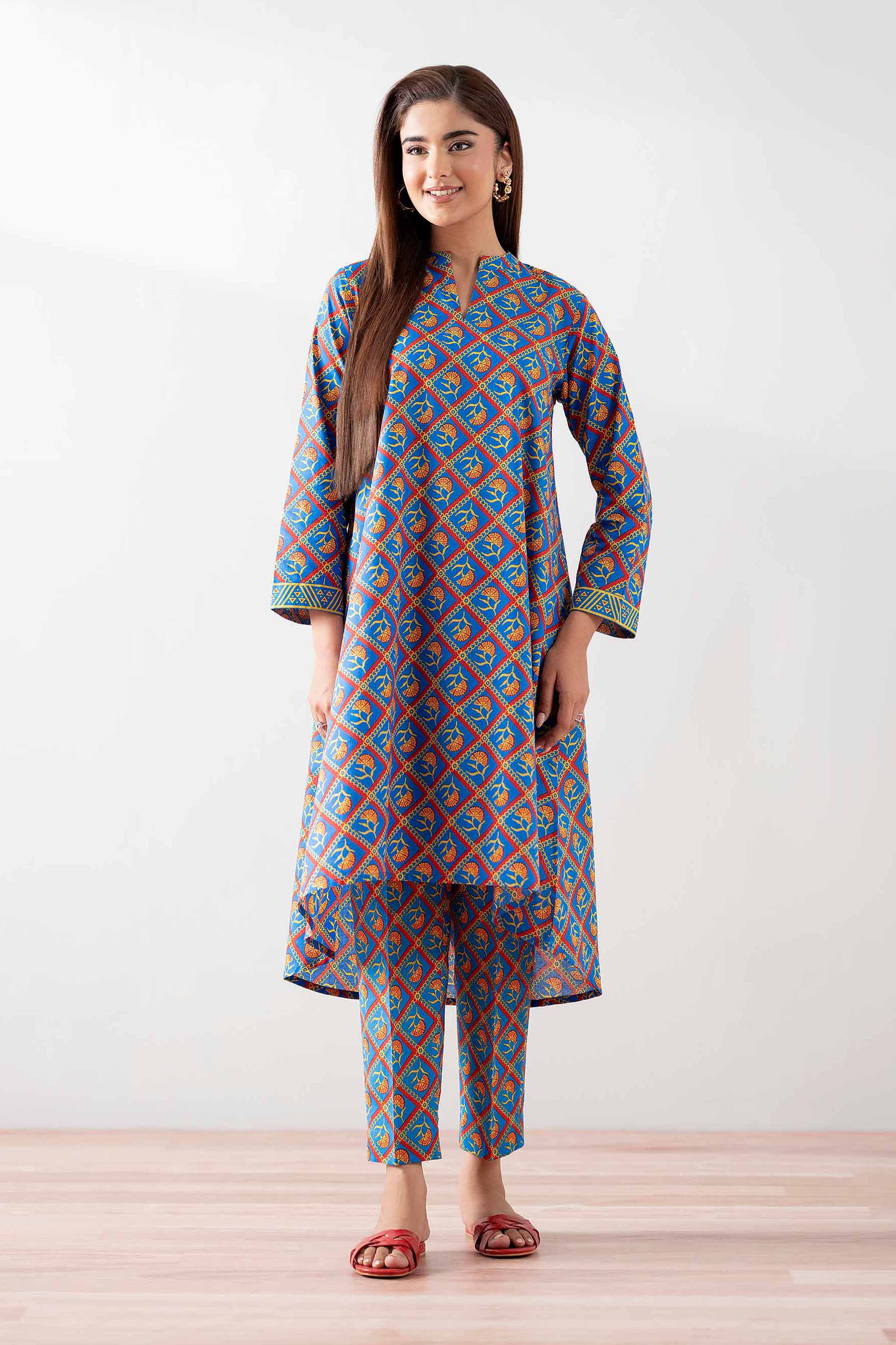 2 Piece - Printed Suit - PS25-141 - Image 2