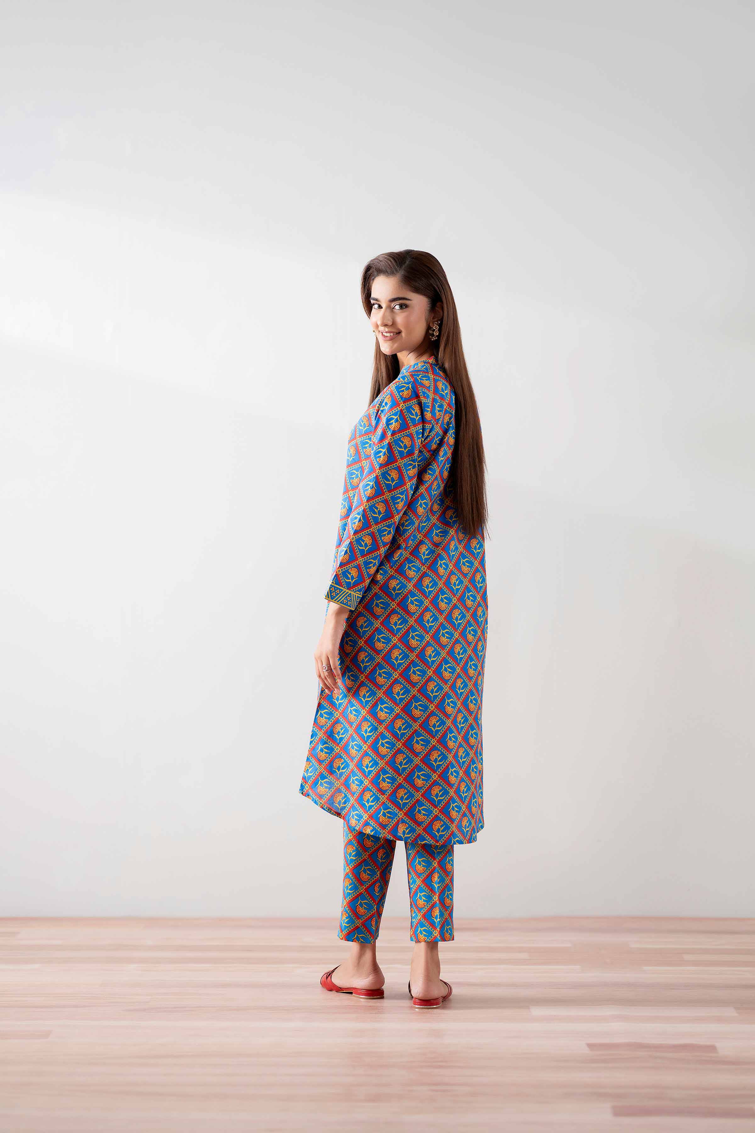 2 Piece - Printed Suit - PS25-141 - Image 3