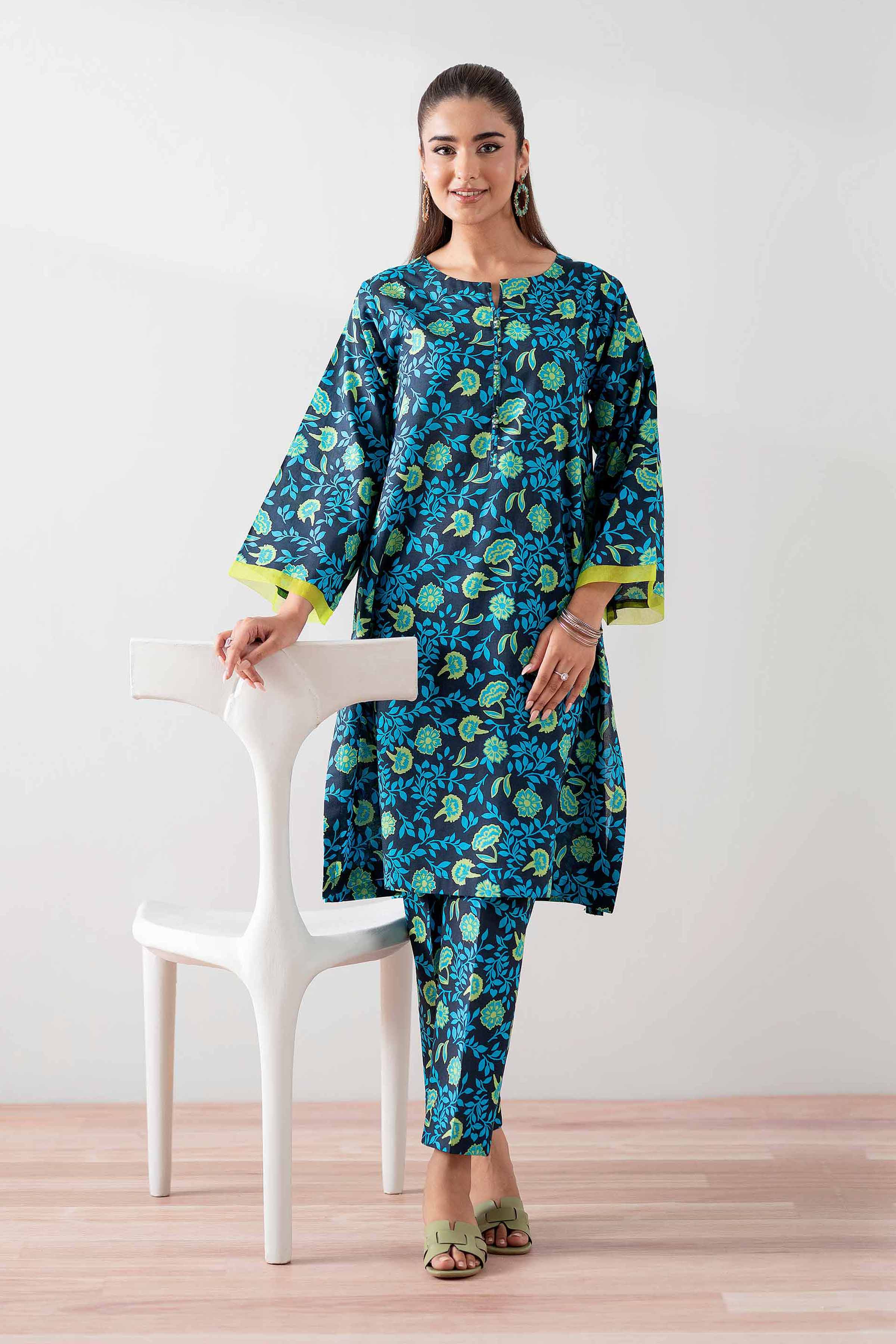 2 Piece - Printed Suit - PS25-142
