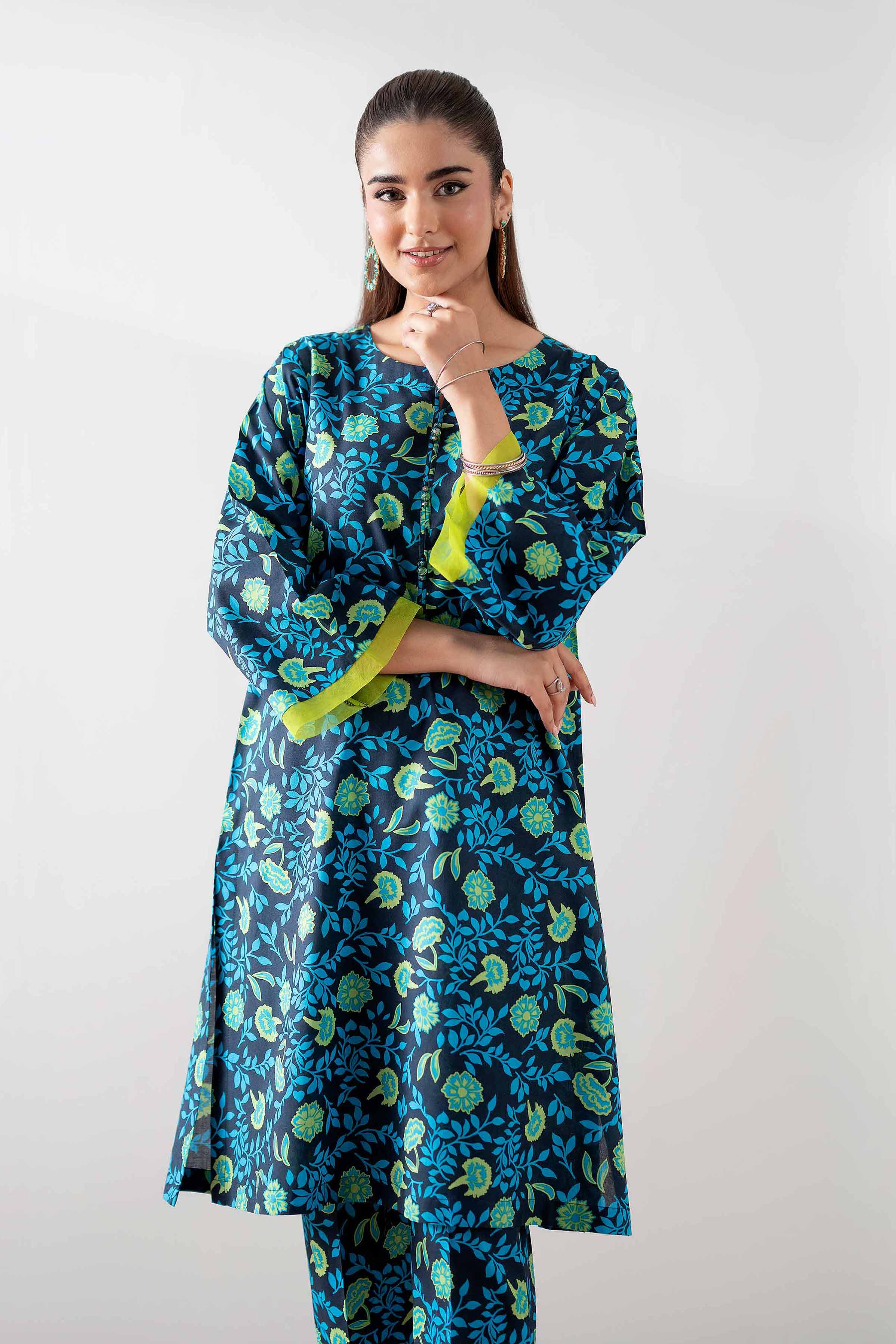 2 Piece - Printed Suit - PS25-142 - Image 2
