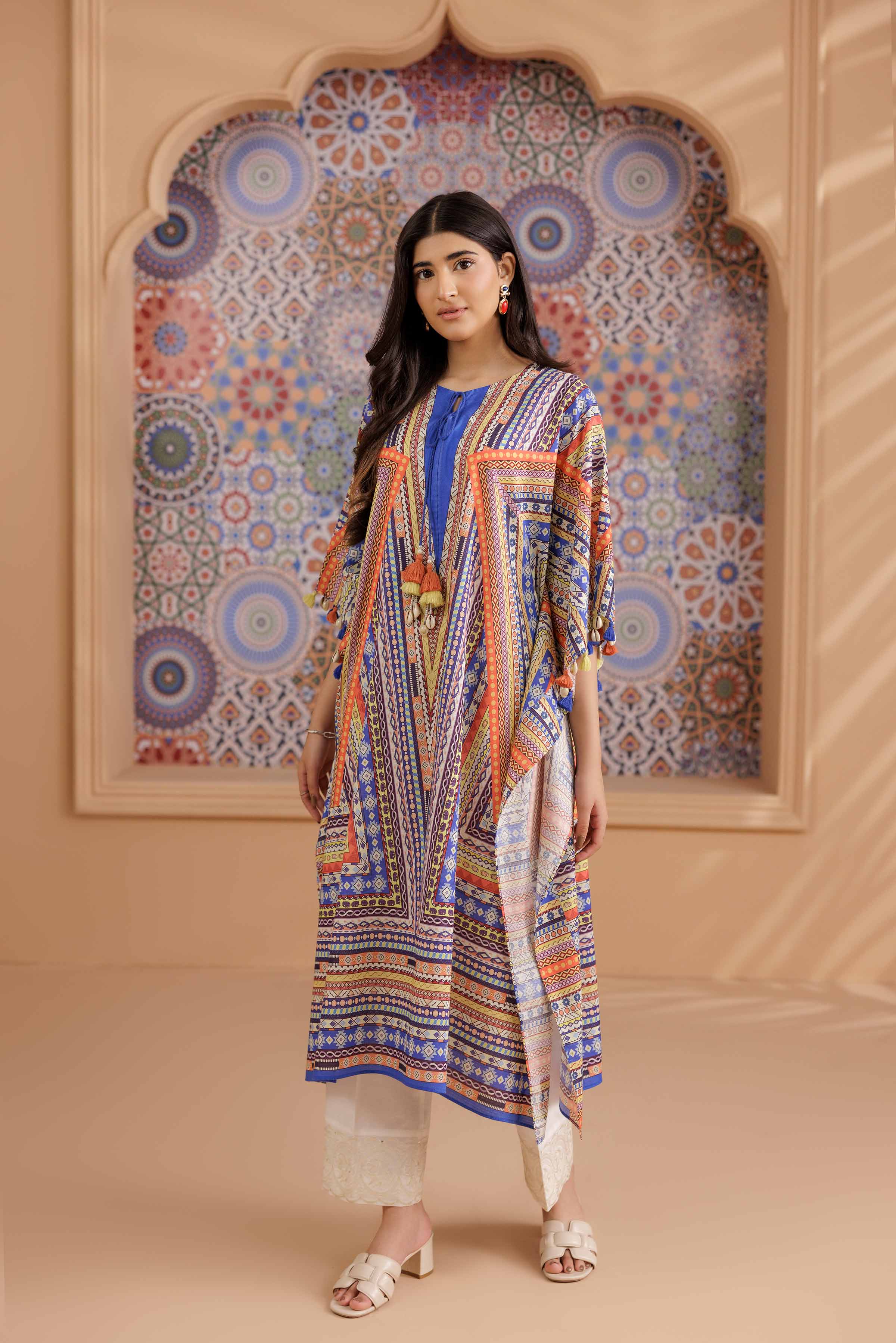 Printed Kaftan - PS25-152 - Image 4