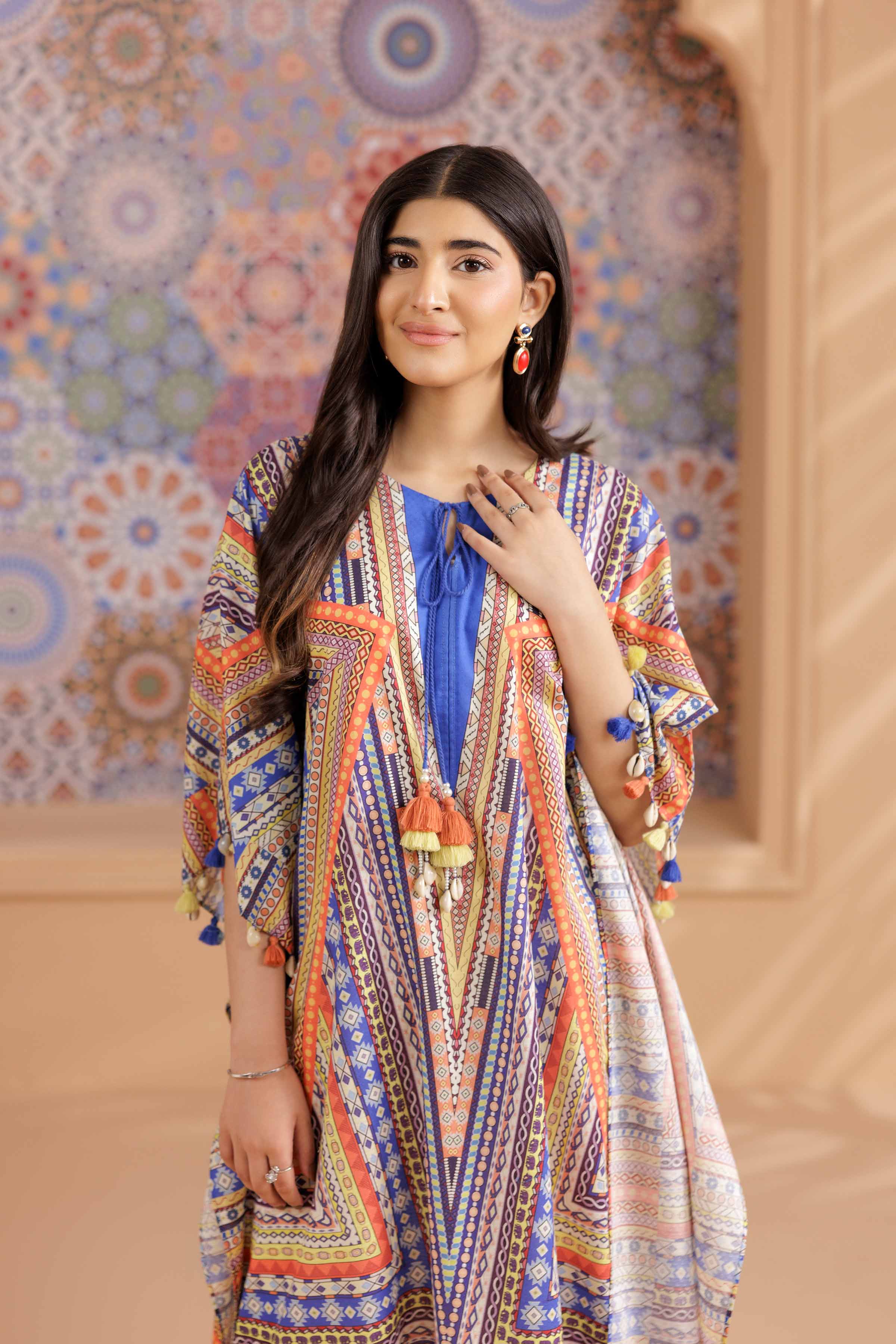 Printed Kaftan - PS25-152 - Image 6