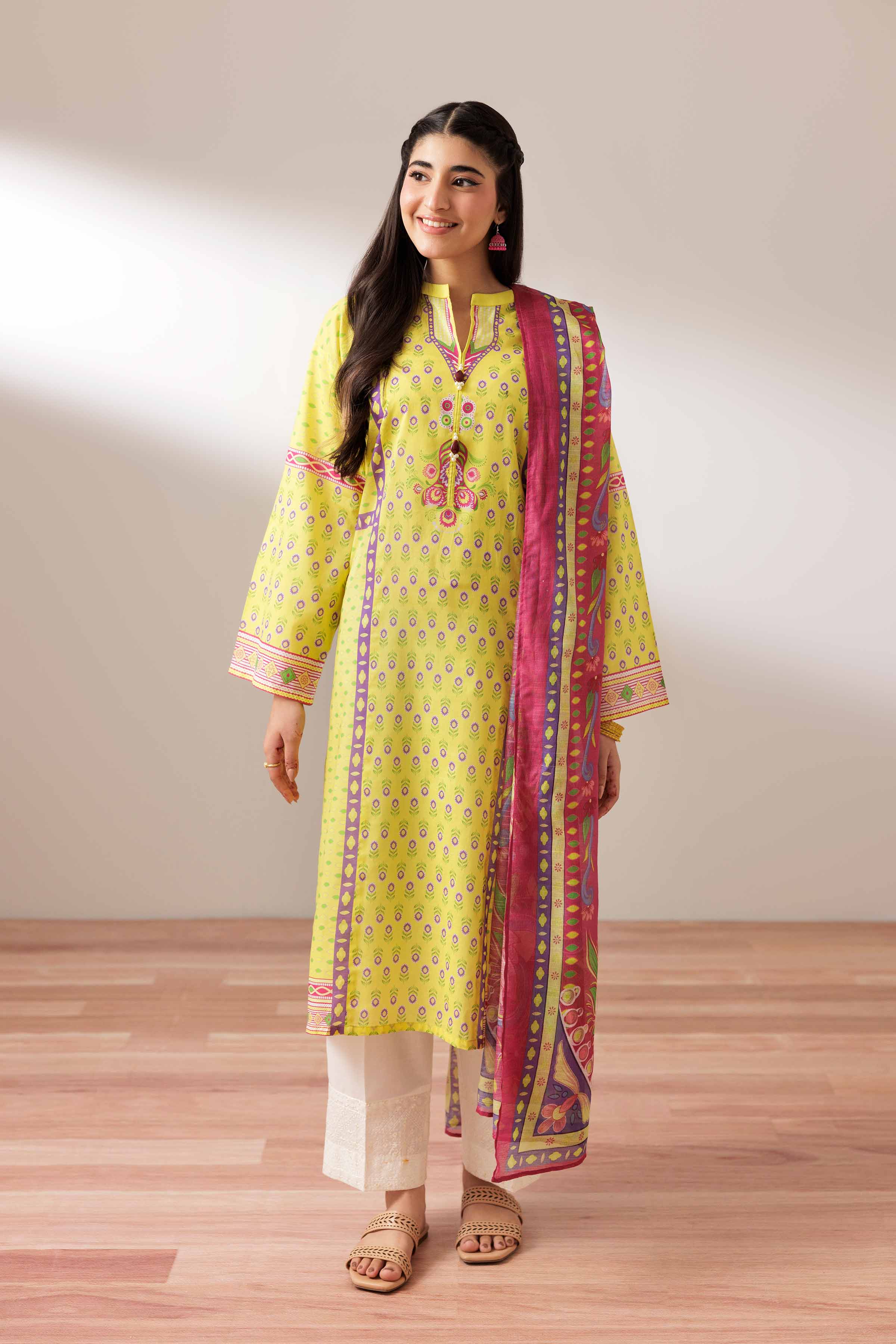 2 Piece - Printed Suit - PS25-154 - Image 3