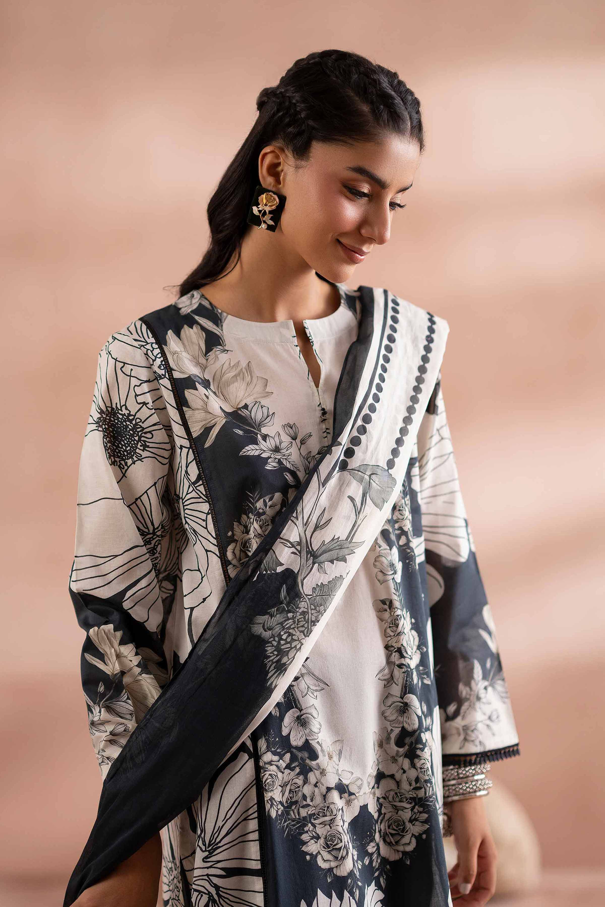 2 Piece - Printed Suit - PS25-156 - Image 2