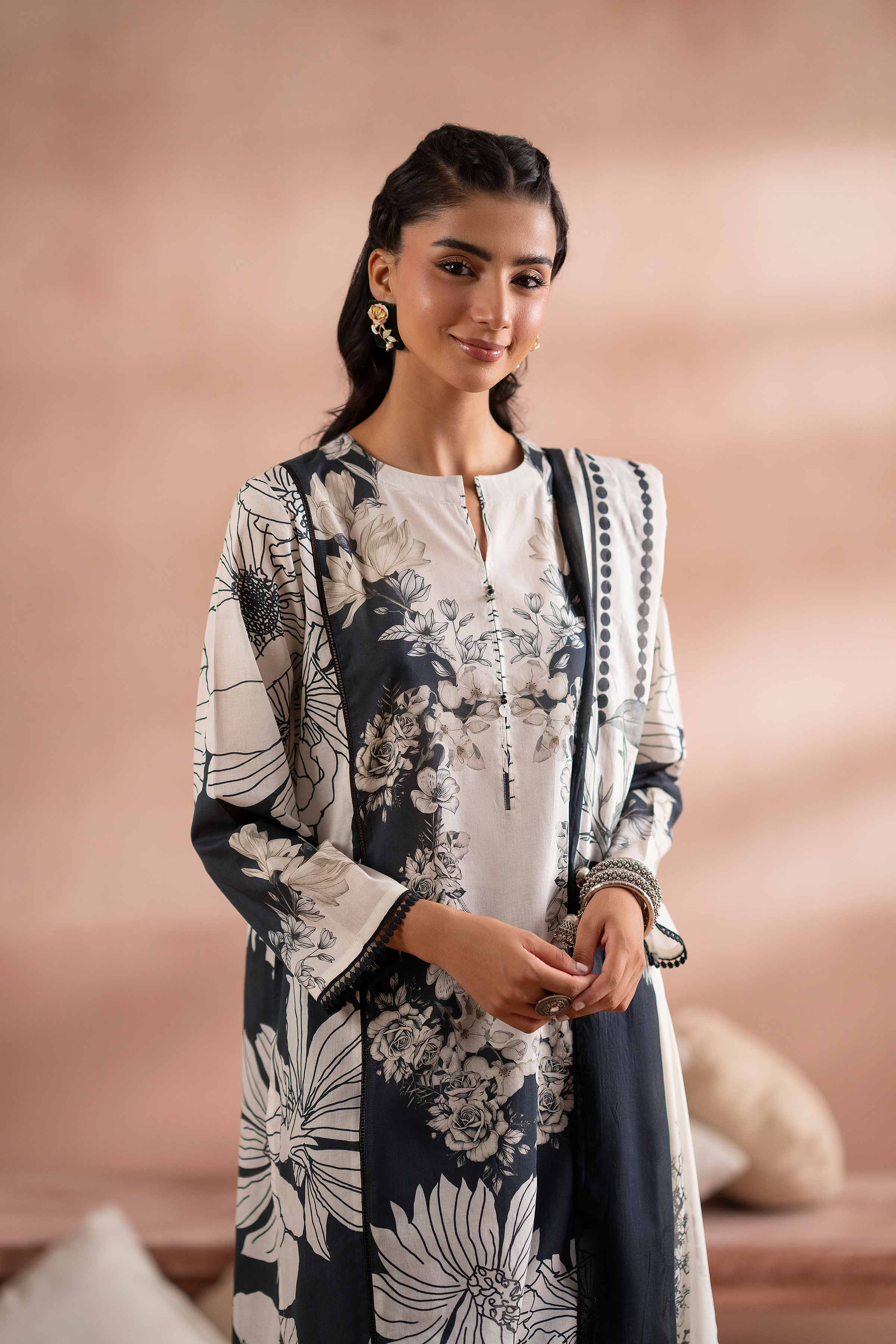 2 Piece - Printed Suit - PS25-156 - Image 4