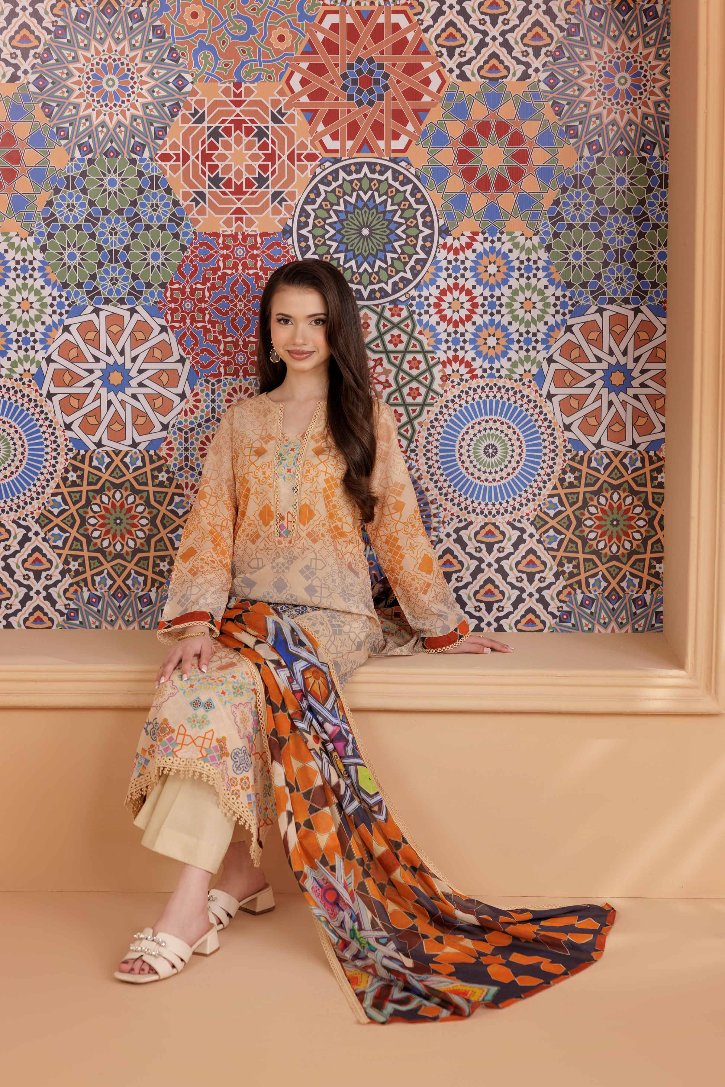 2 Piece - Printed Suit - PS25-157 - Image 11