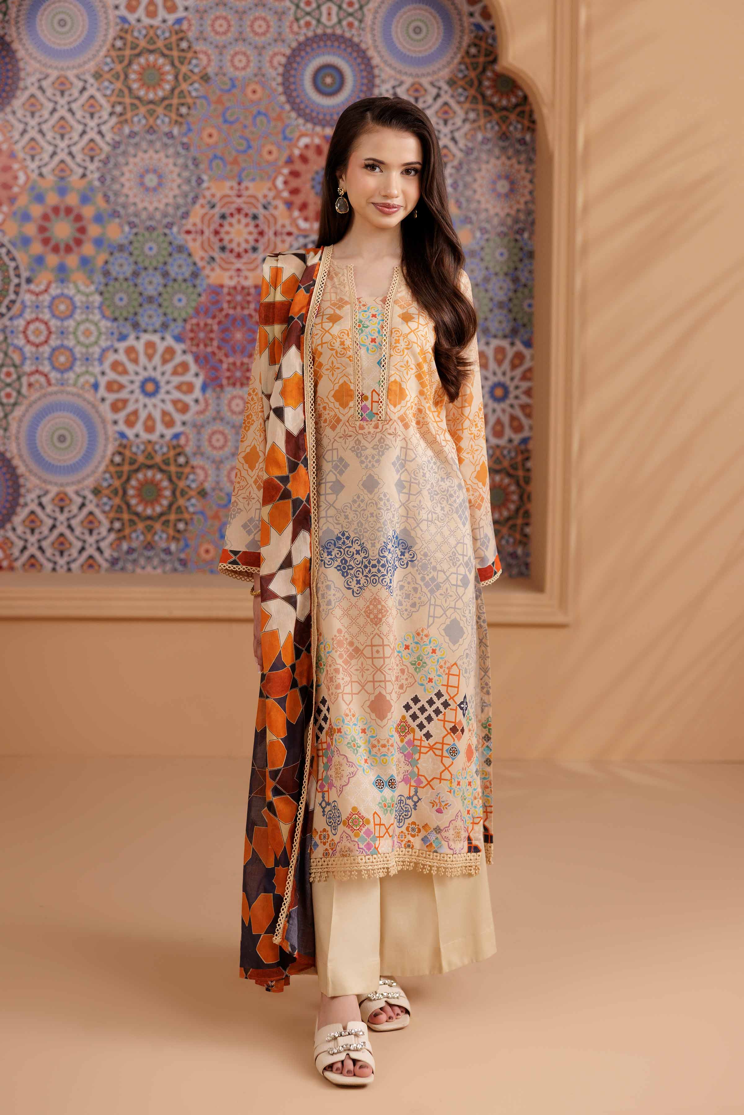 2 Piece - Printed Suit - PS25-157 - Image 4