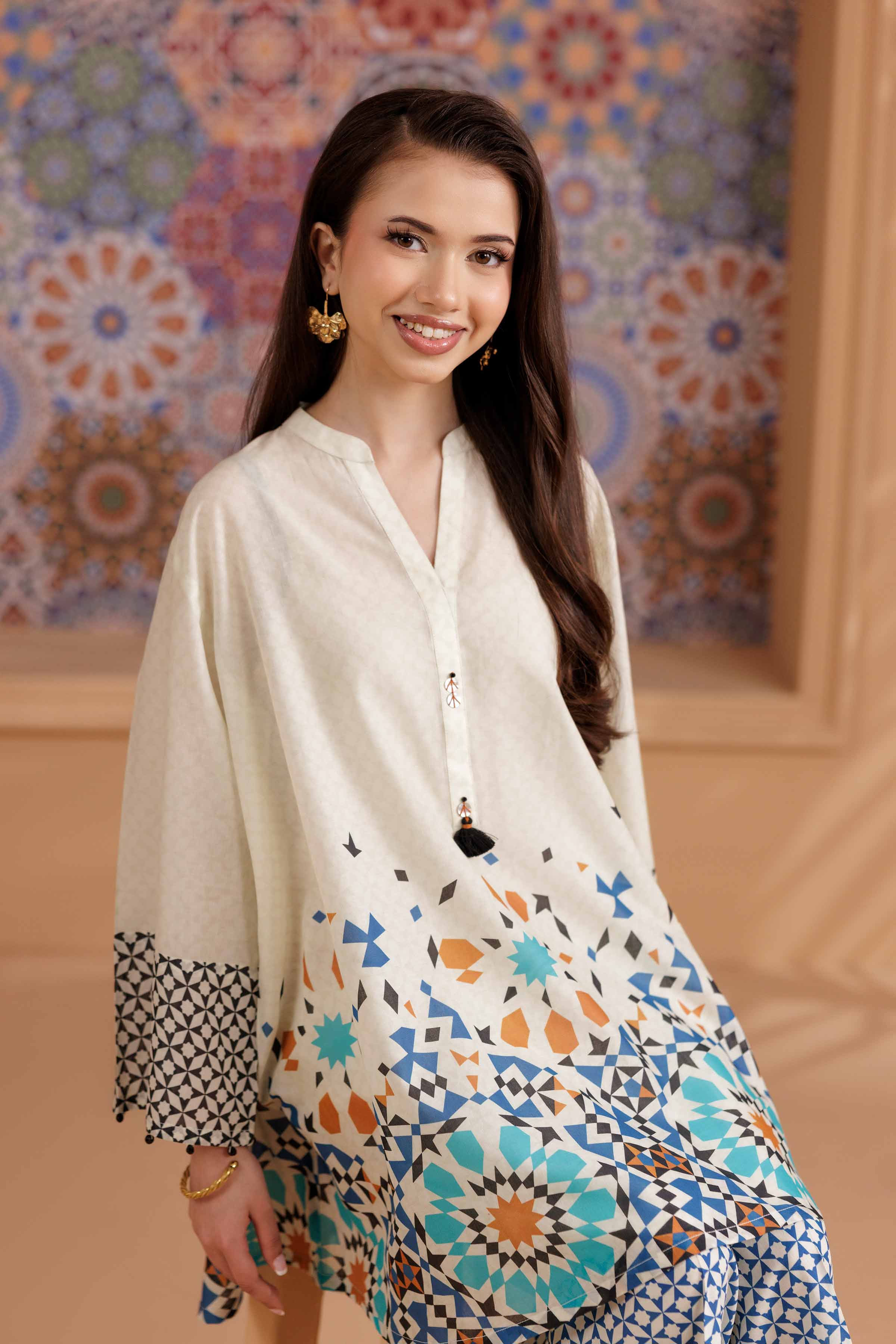 2 Piece - Printed Suit - PS25-158 - Image 5
