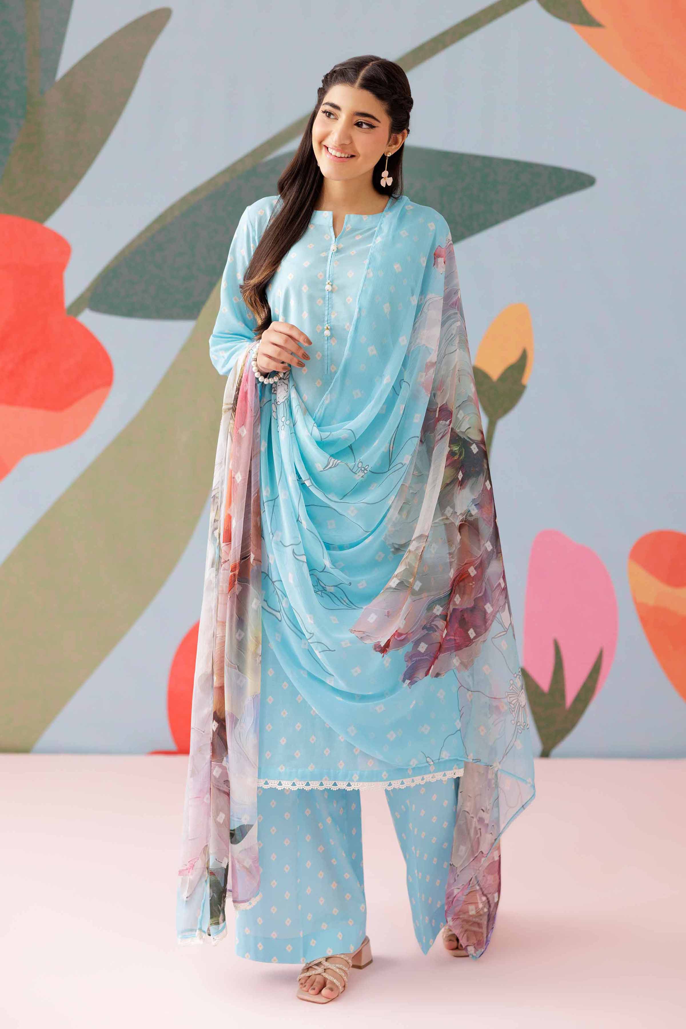 3 Piece - Printed Suit - PS25-160 - Image 2