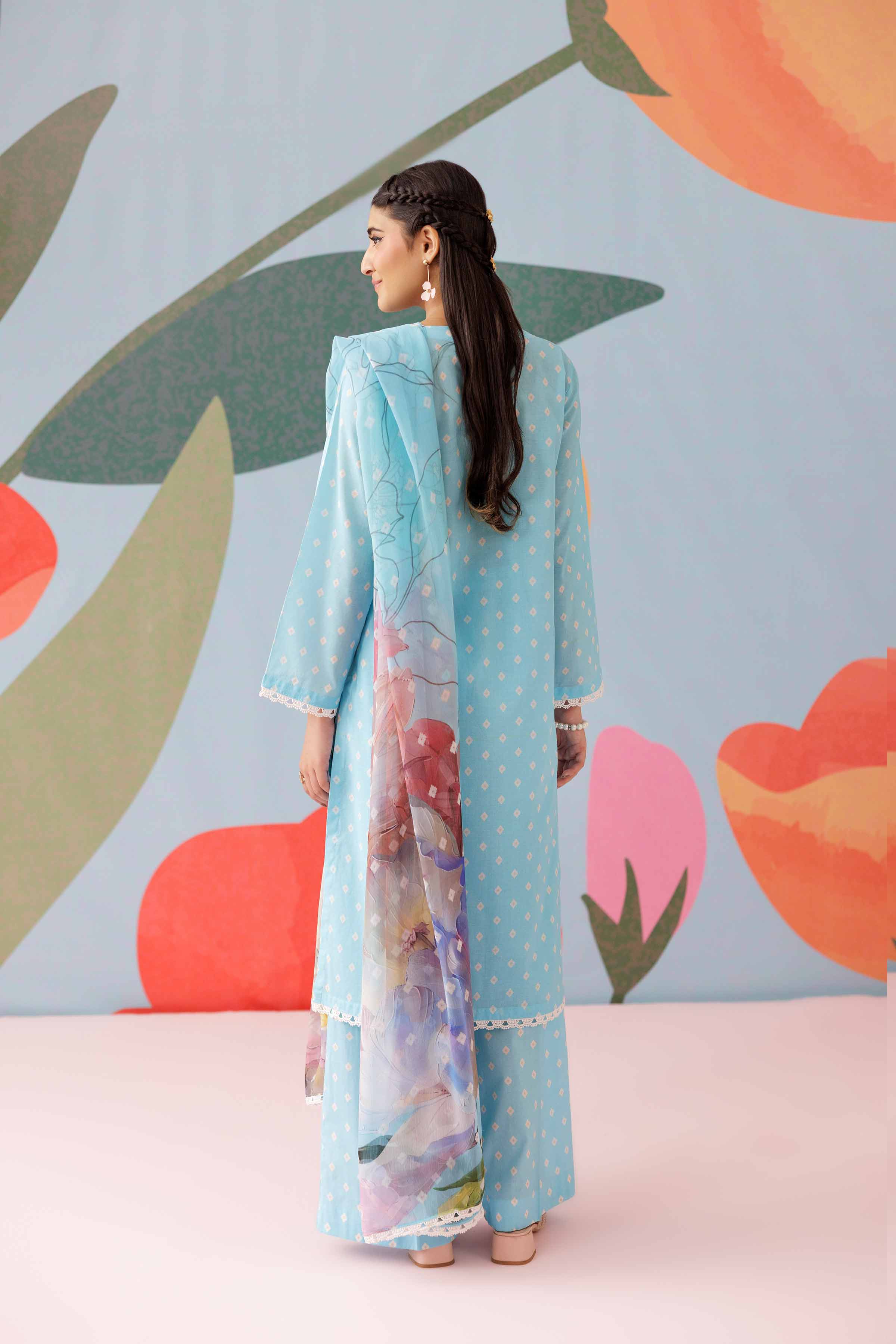 3 Piece - Printed Suit - PS25-160 - Image 3