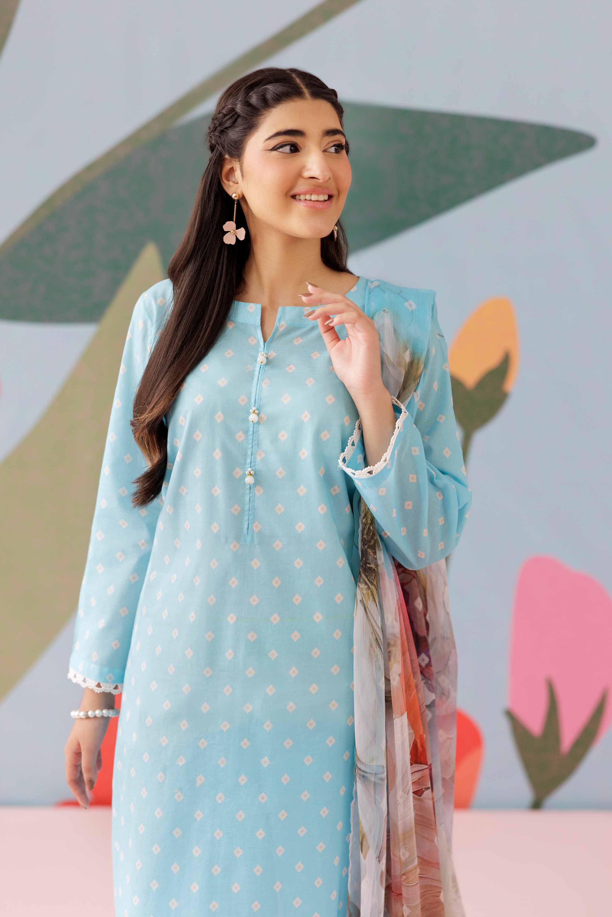 3 Piece - Printed Suit - PS25-160 - Image 7