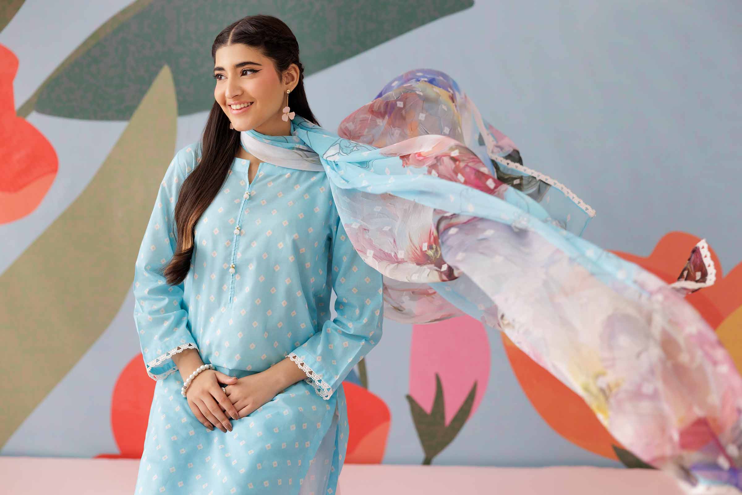 3 Piece - Printed Suit - PS25-160 - Image 9