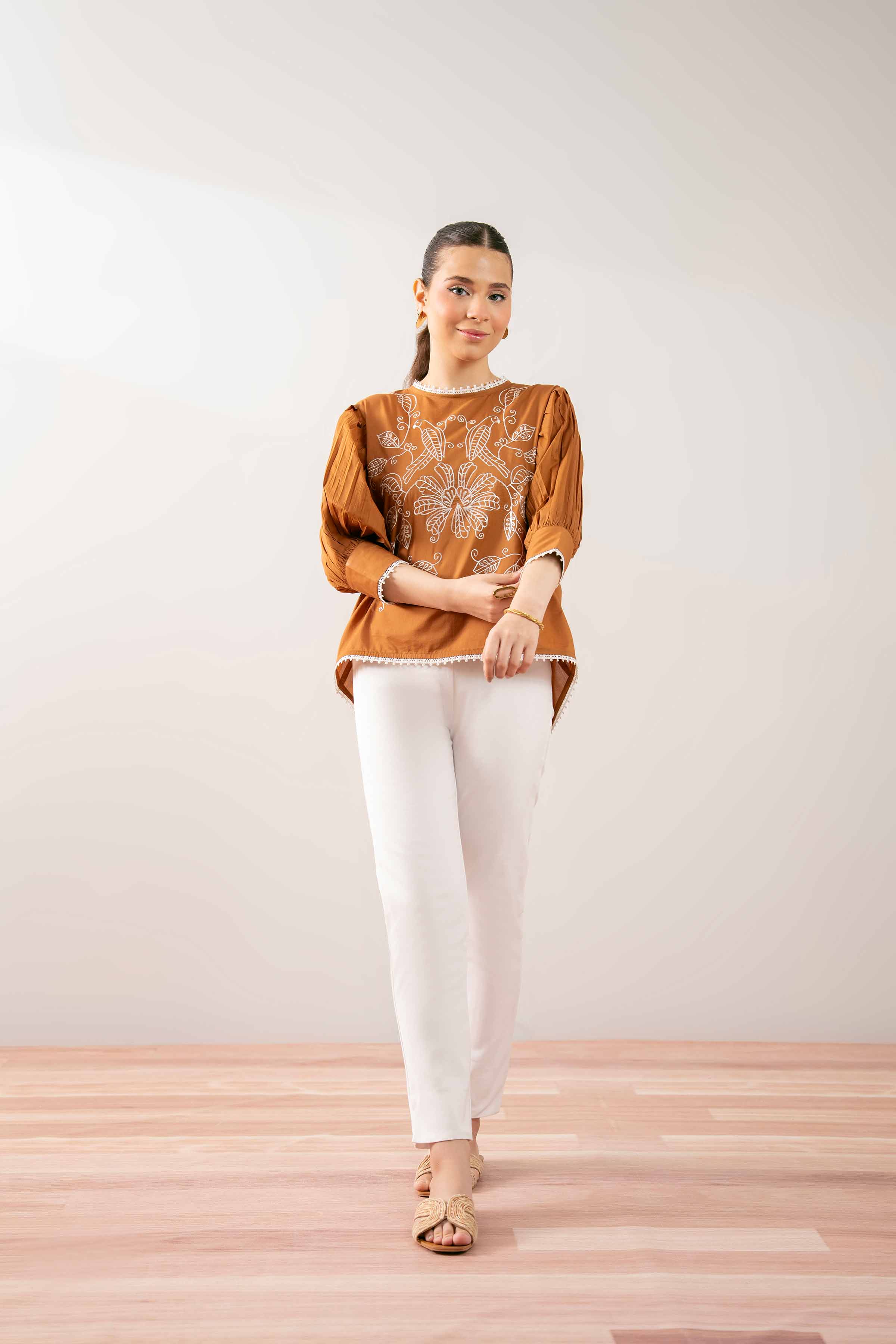 Embroidered Tunic - PS25-174 - Image 3