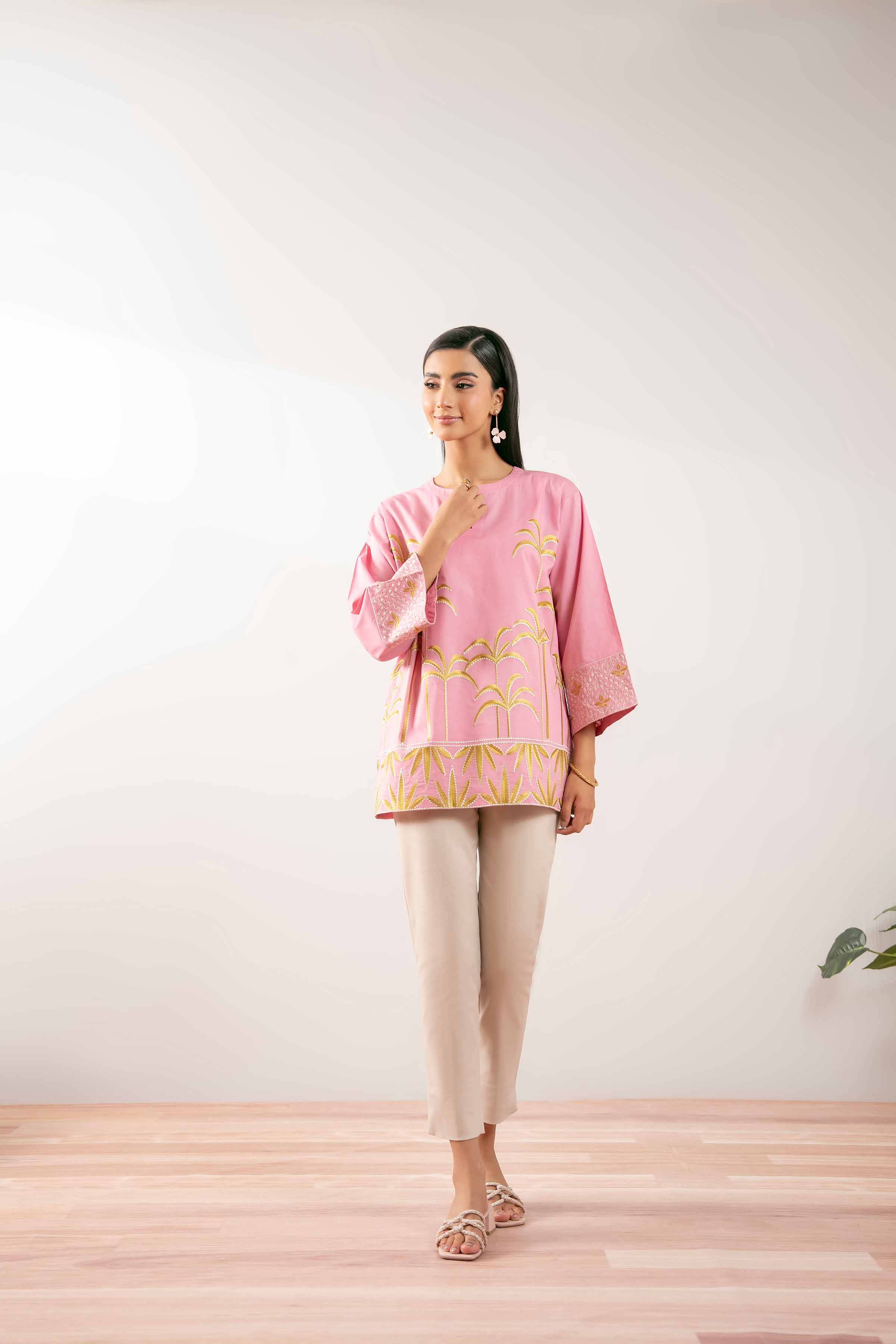 Embroidered Tunic - PS25-181 - Image 4