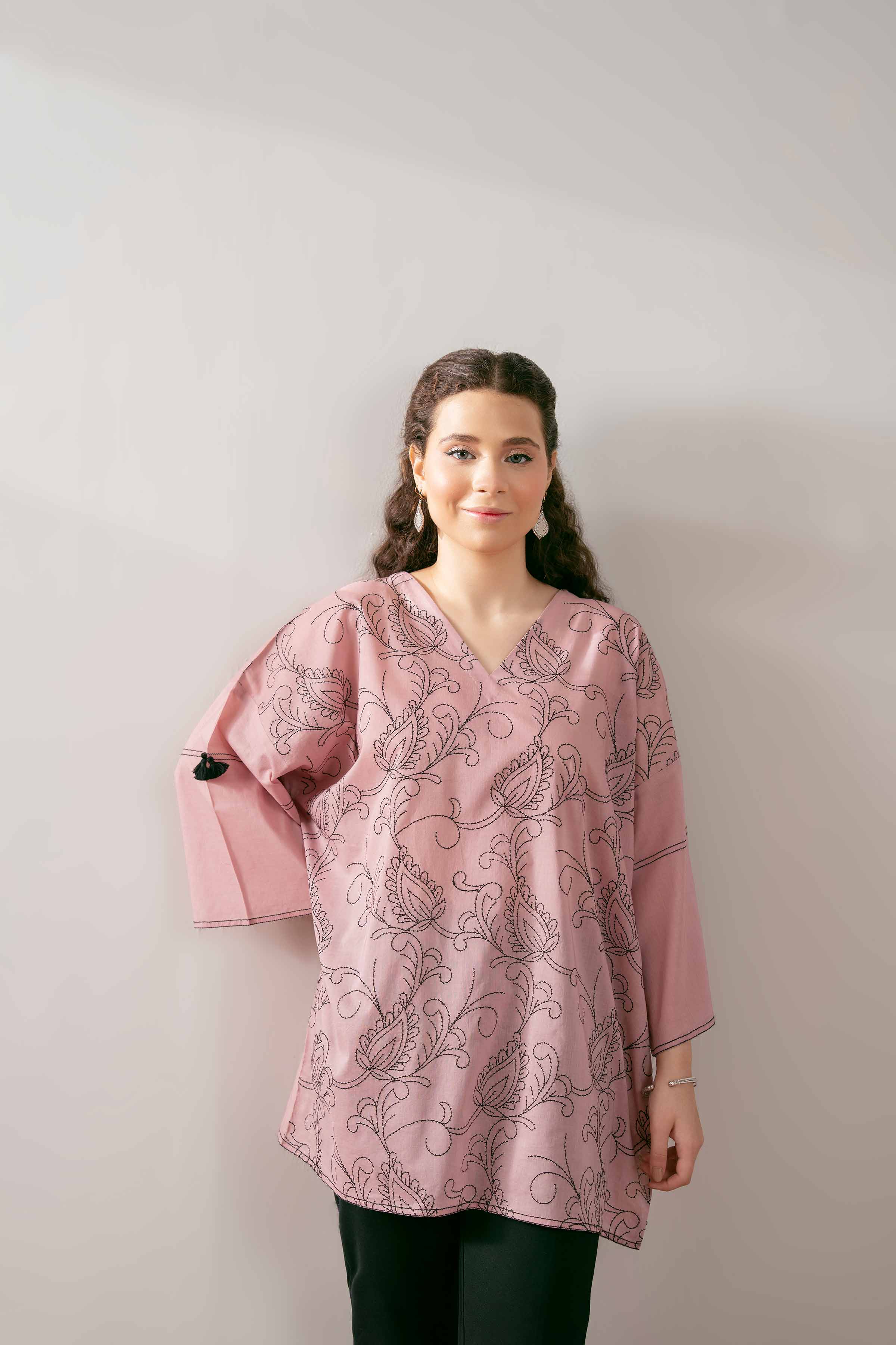 Embroidered Tunic - PS25-184 - Image 4