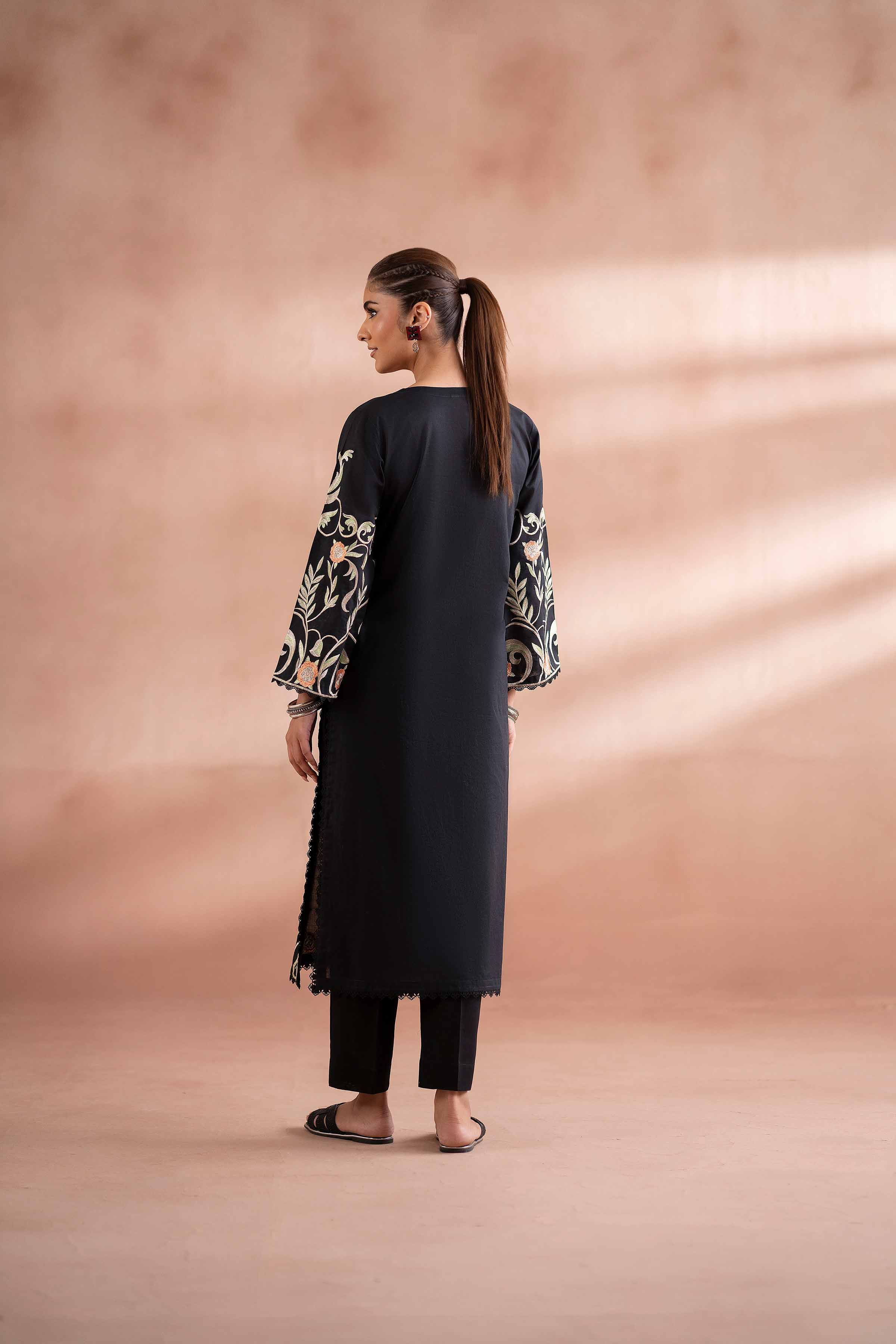 2 Piece - Embroidered Suit - PS25-206 - Image 4