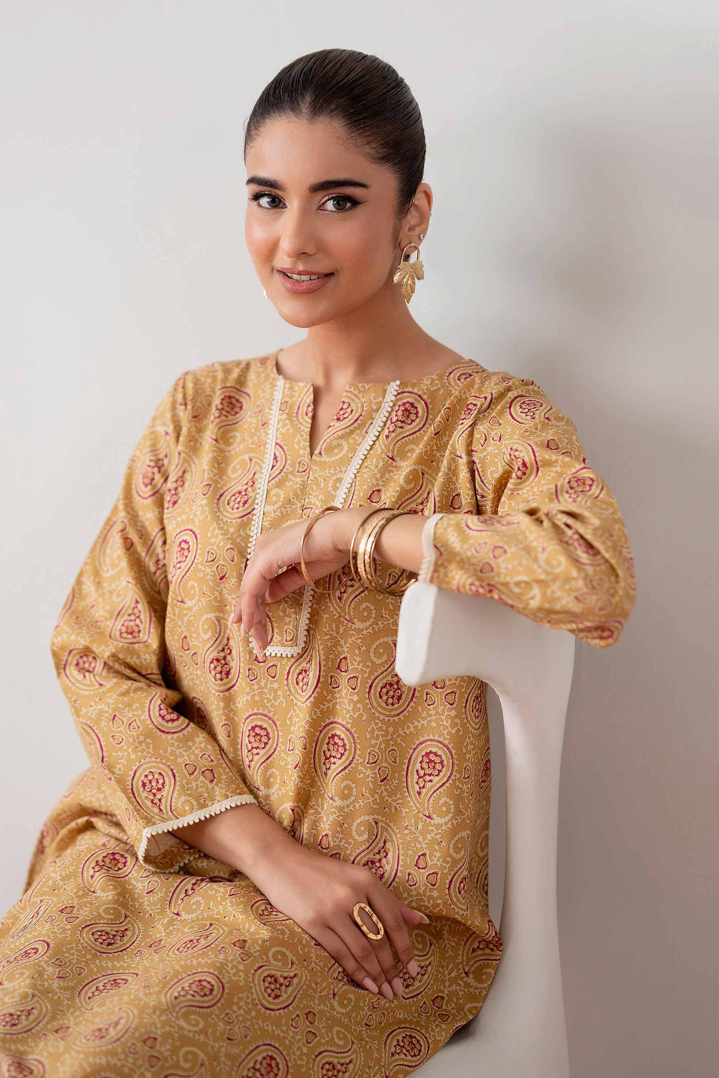 2 Piece - Printed Suit - PS25-218 - Image 2