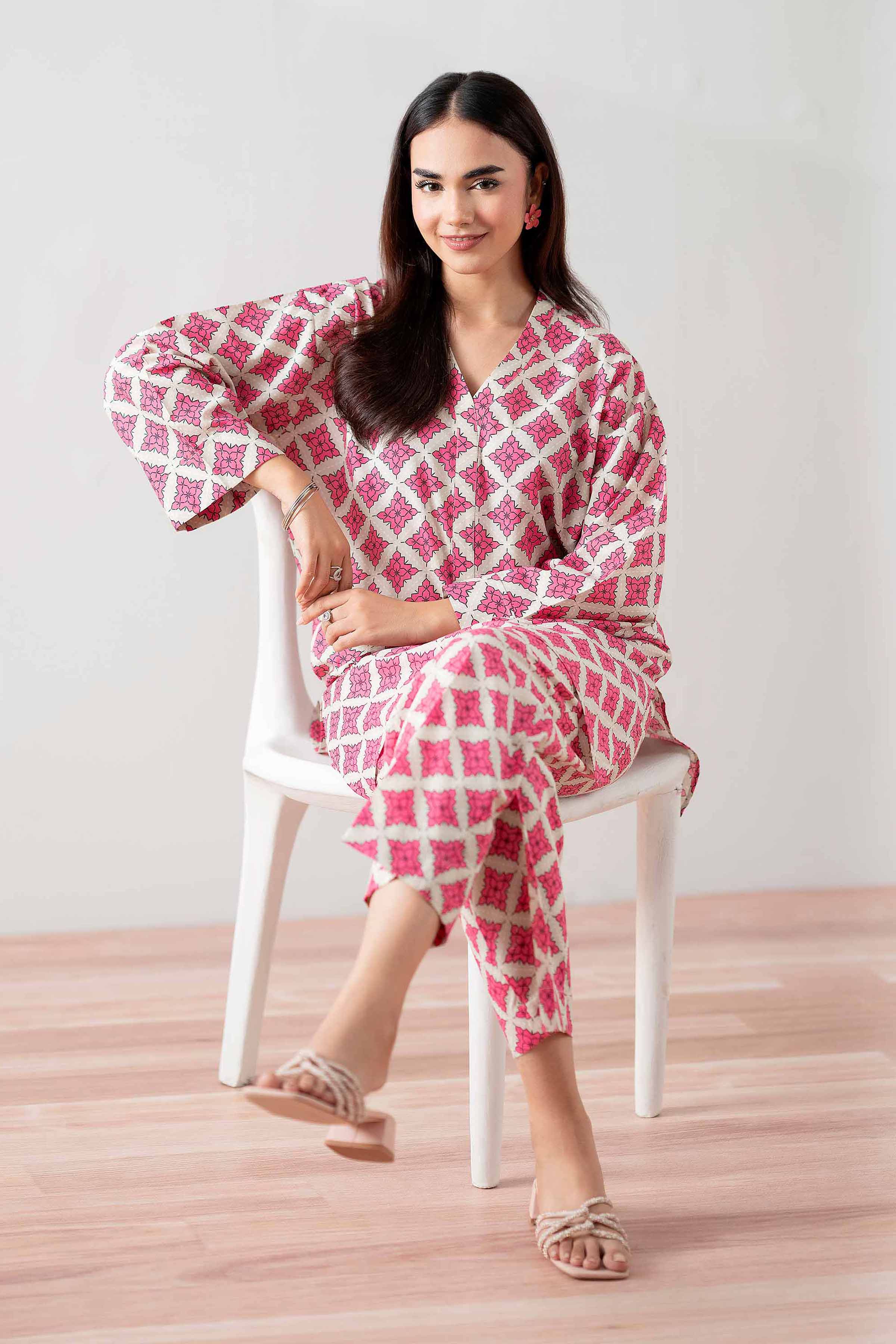 2 Piece - Printed Suit - PS25-219 - Image 2