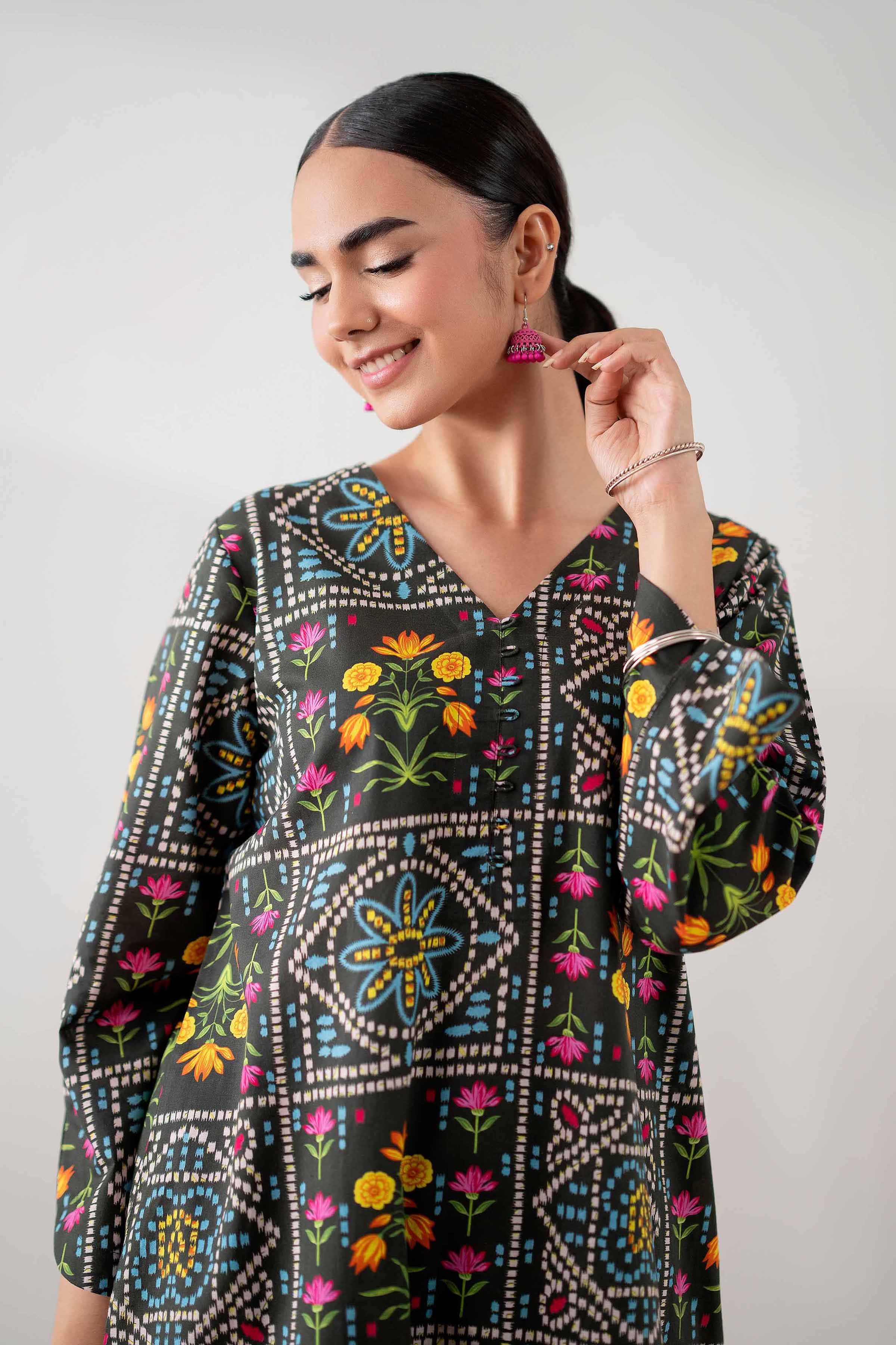 2 Piece - Printed Suit - PS25-225 - Image 2