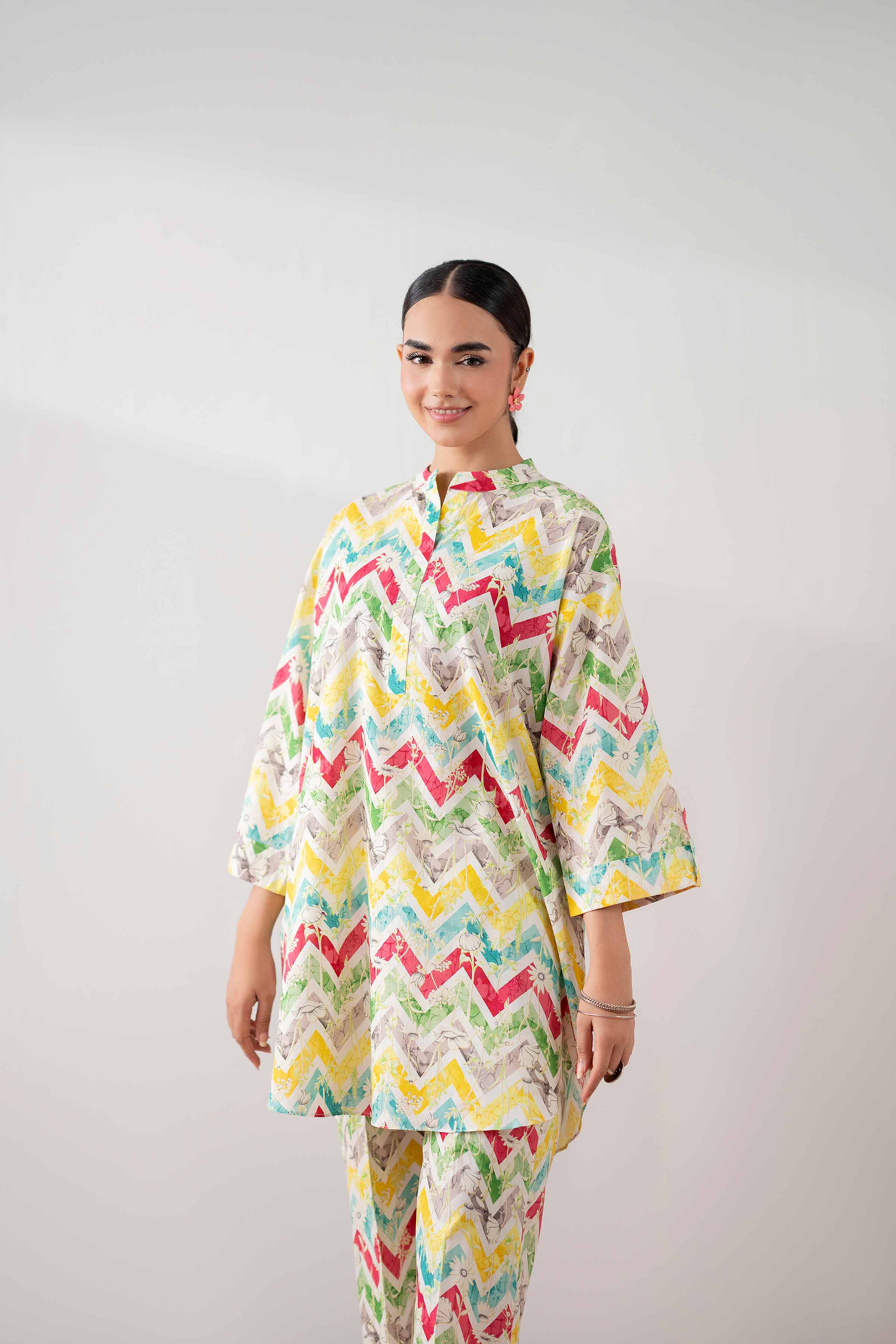 2 Piece - Printed Suit - PS25-230 - Image 4