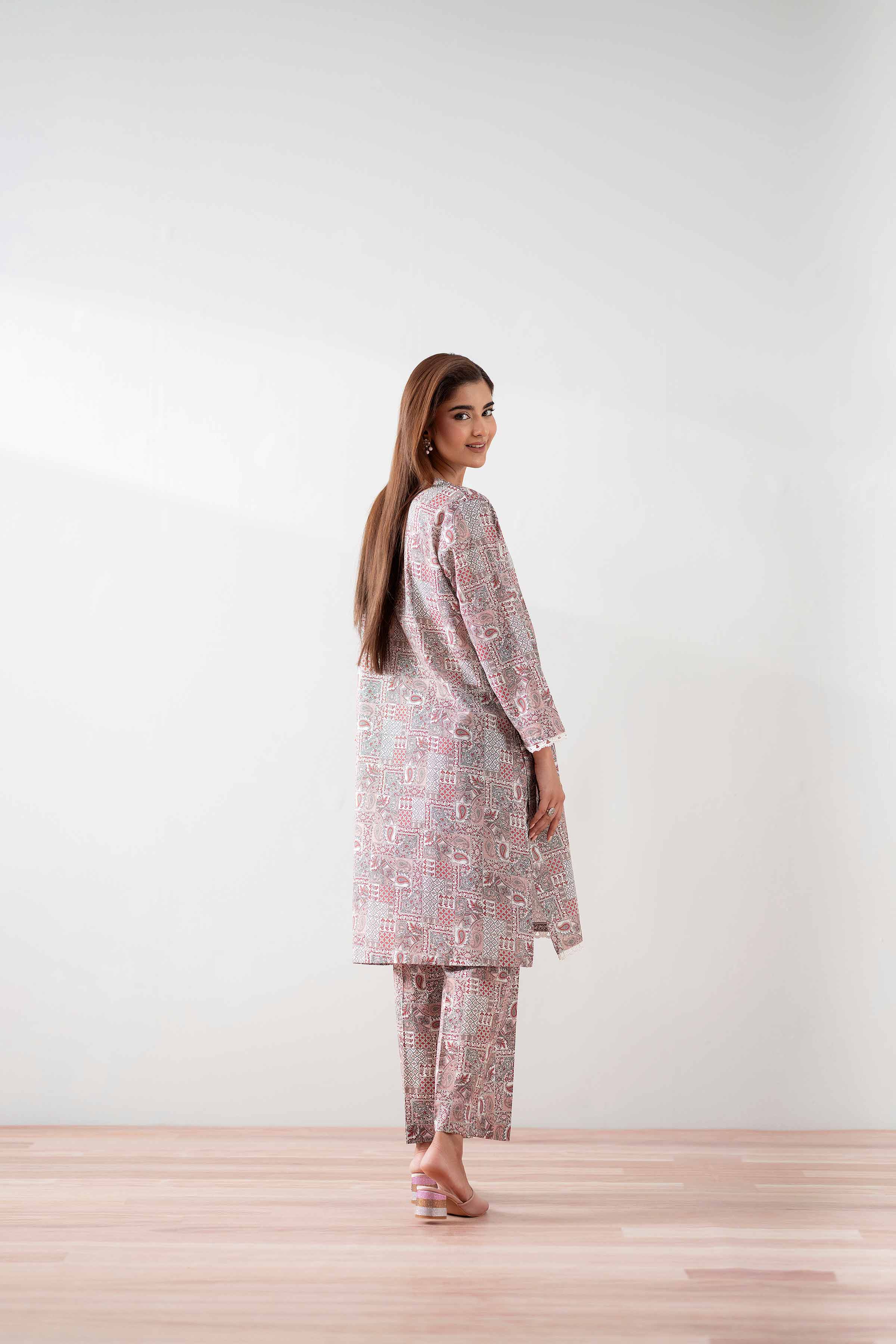 2 Piece - Printed Suit - PS25-231 - Image 3